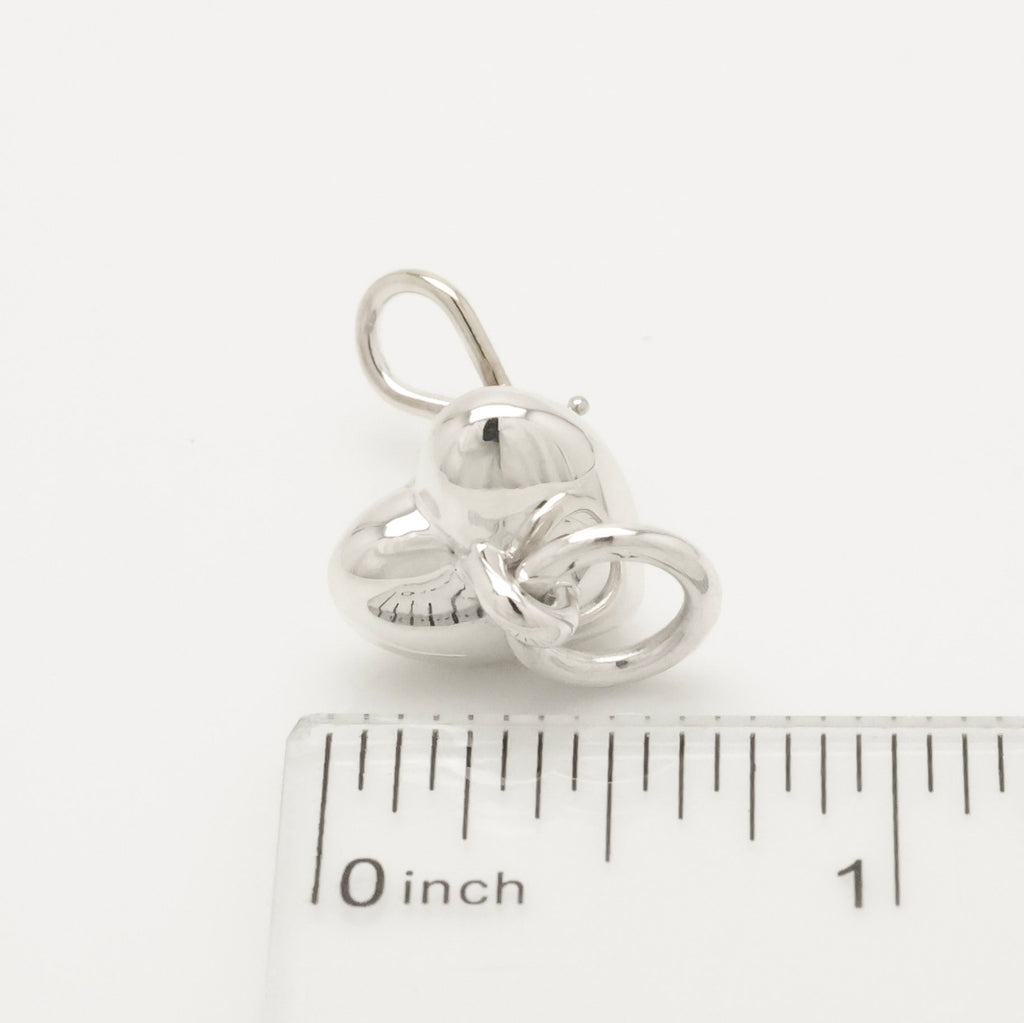 Tiffany & Co. Heart Door Knocker Clip-On Earrings Sterling Silver 925