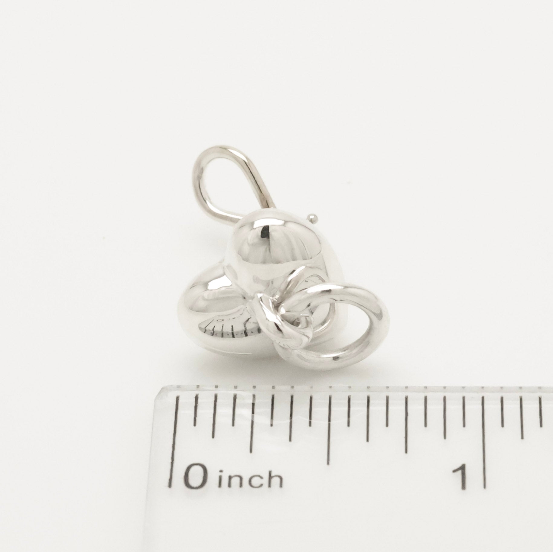 Tiffany & Co. Heart Door Knocker Clip-On Earrings Sterling Silver 925