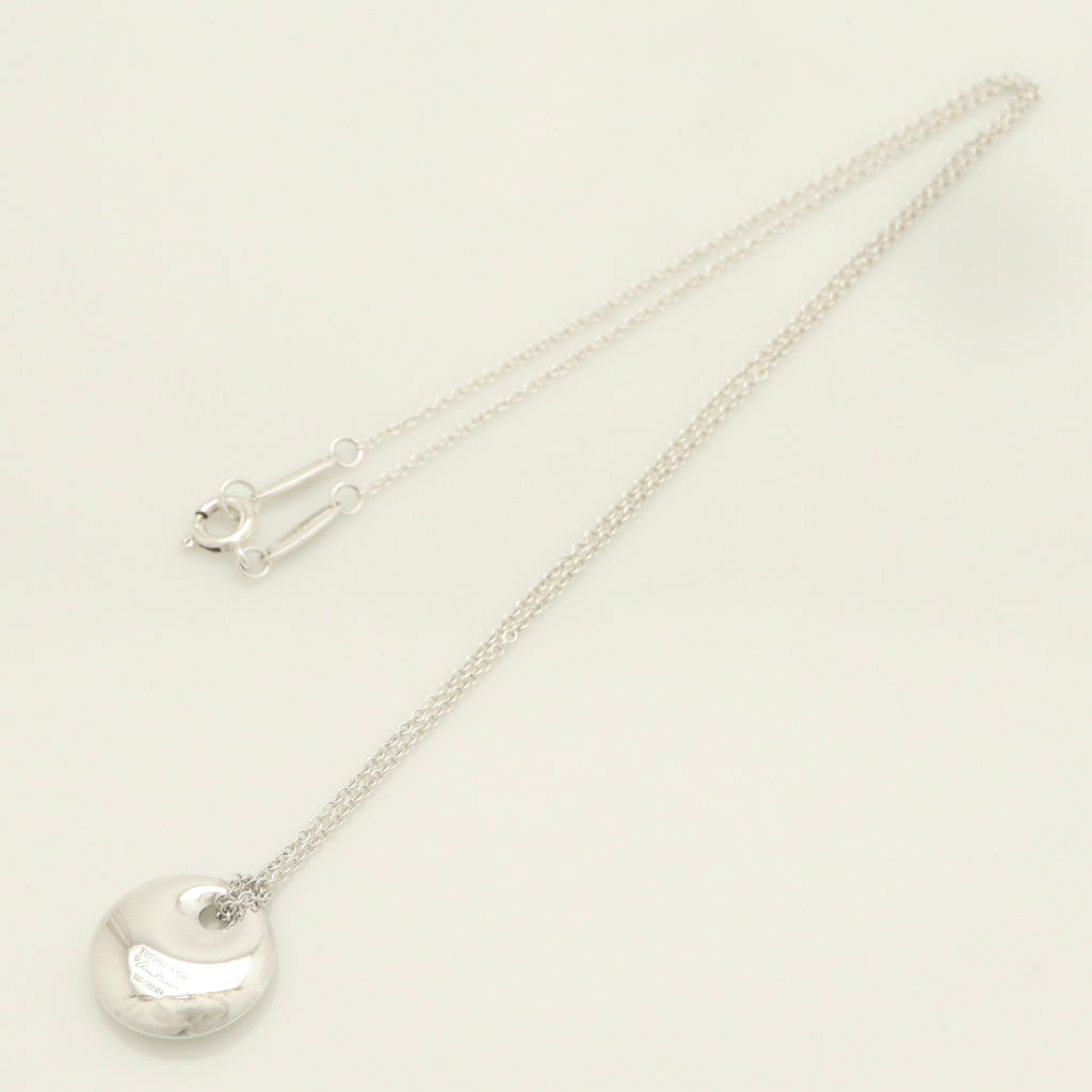 TIFFANY&Co. スモール ラウンド ディスク エルサペレッティ ネックレス AG925