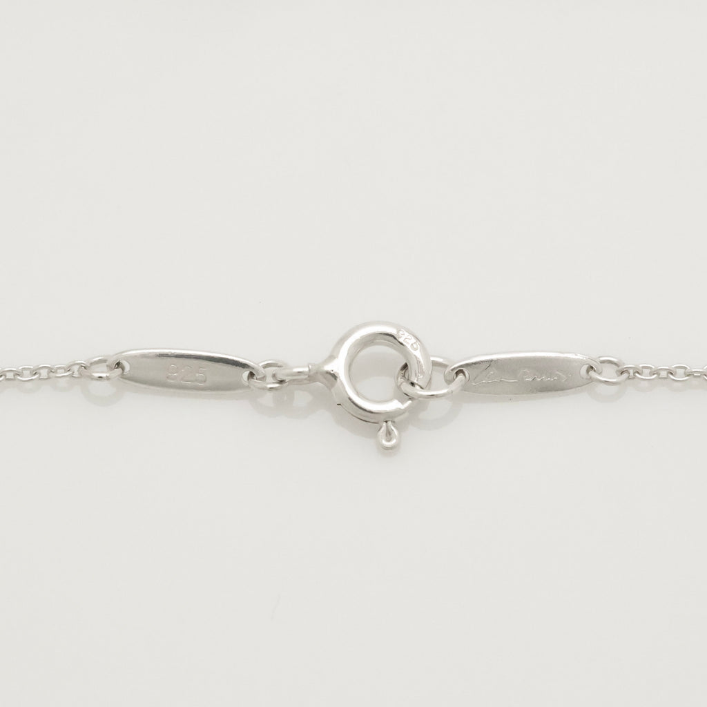 Tiffany & Co. Initial Letter "M" Necklace Pendant Sterling Silver 925