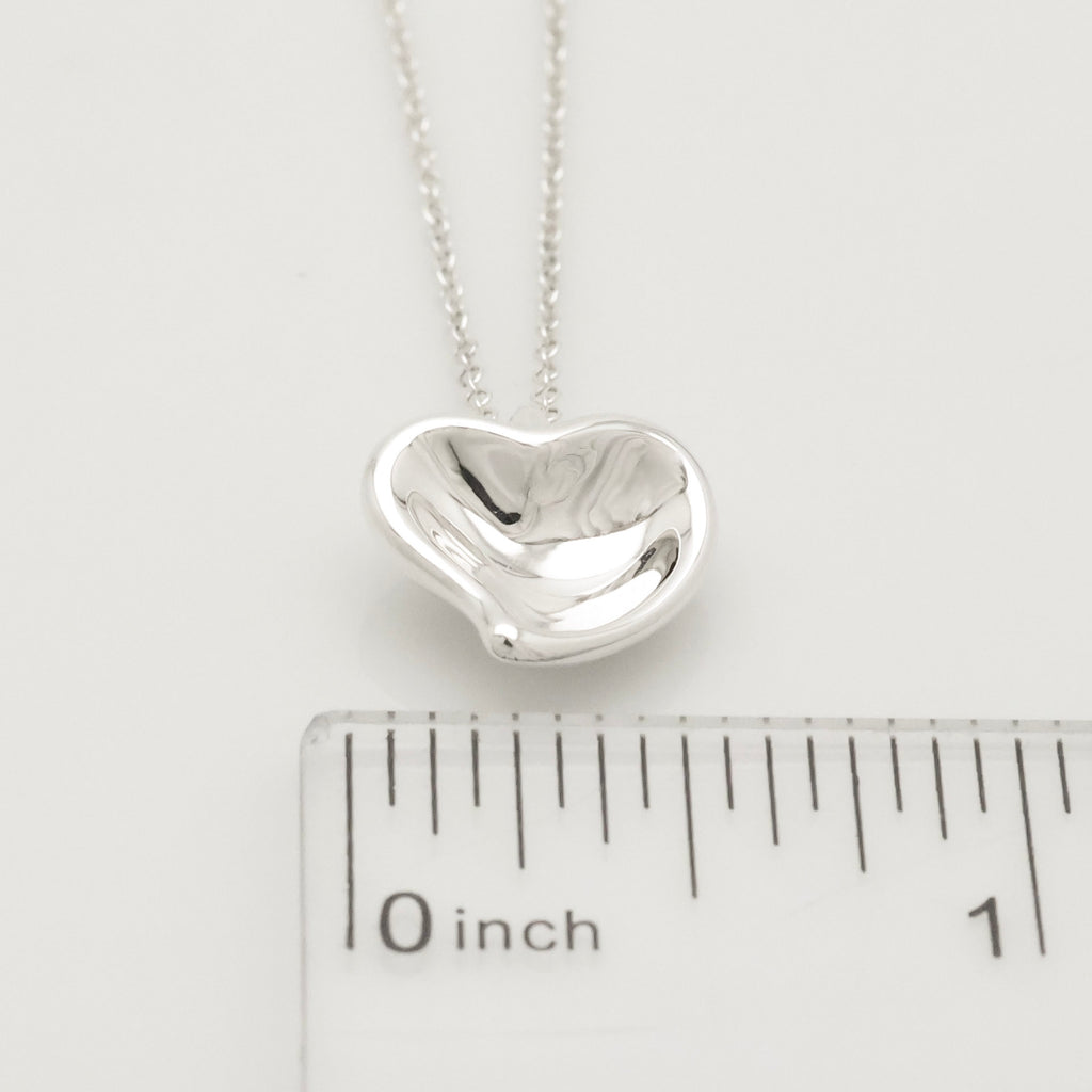TIFFANY&Co. カーブド ハート エルサペレッティ ネックレス AG925