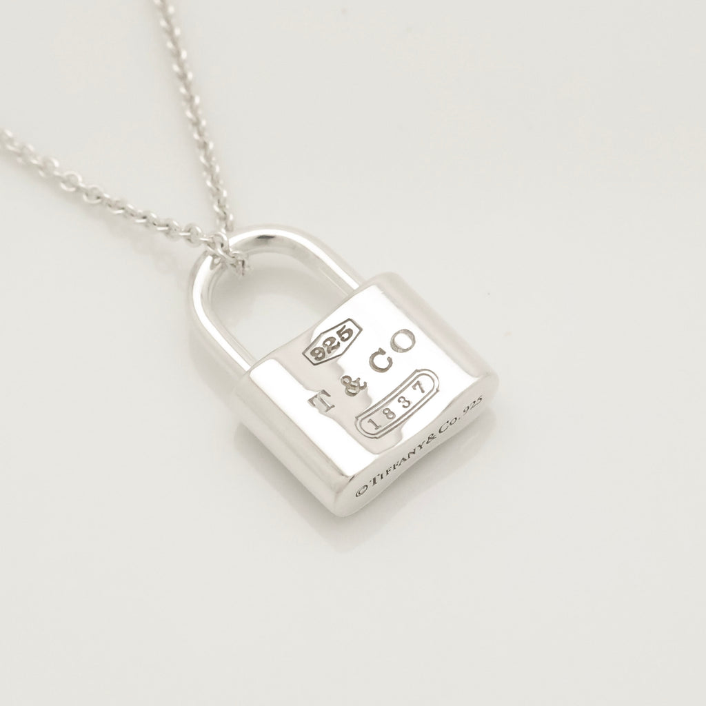TIFFANY&Co. 1837 カデナ ロック チャーム ネックレス AG925