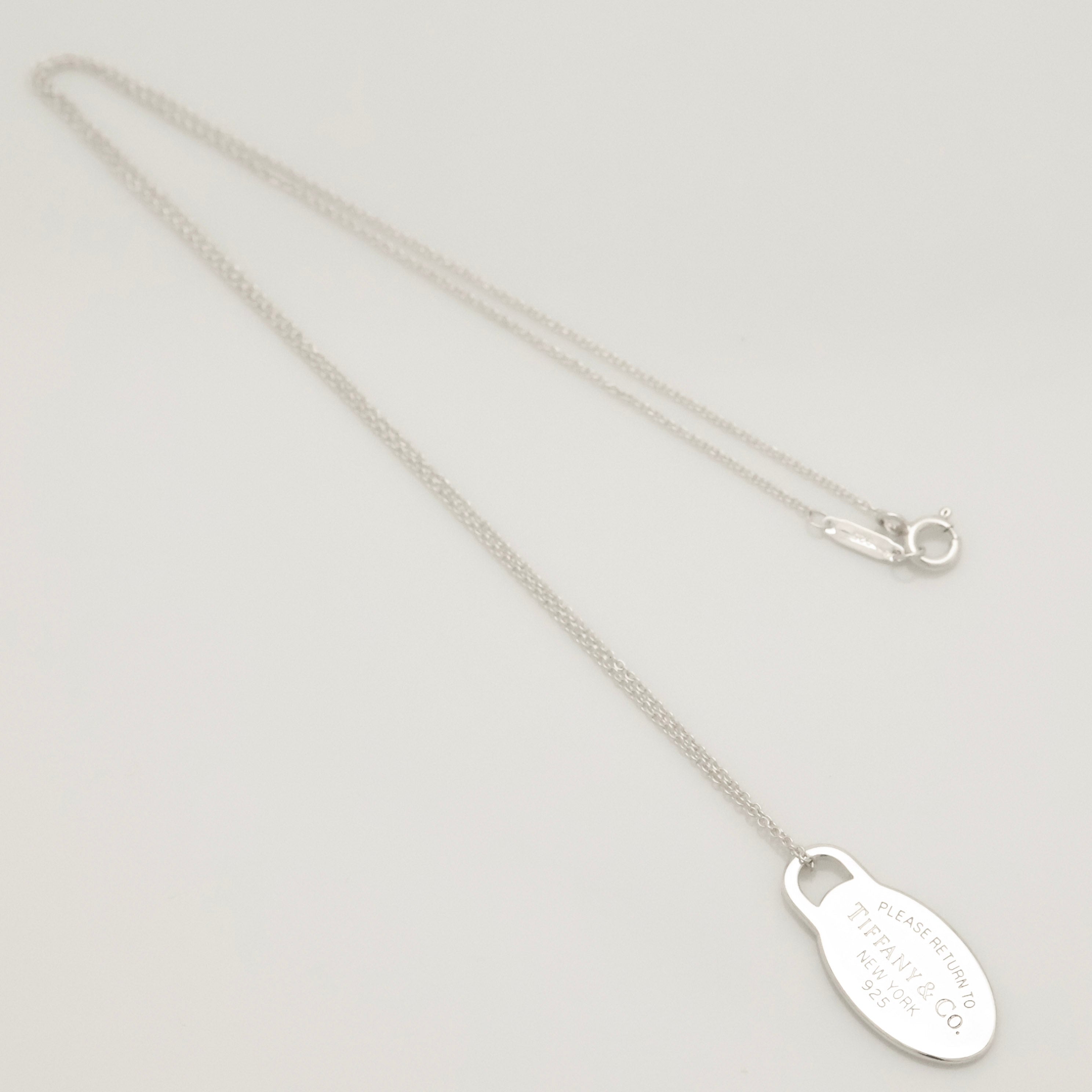 TIFFANY&Co.リターントゥ ティファニー オーバル ネックレス AG925