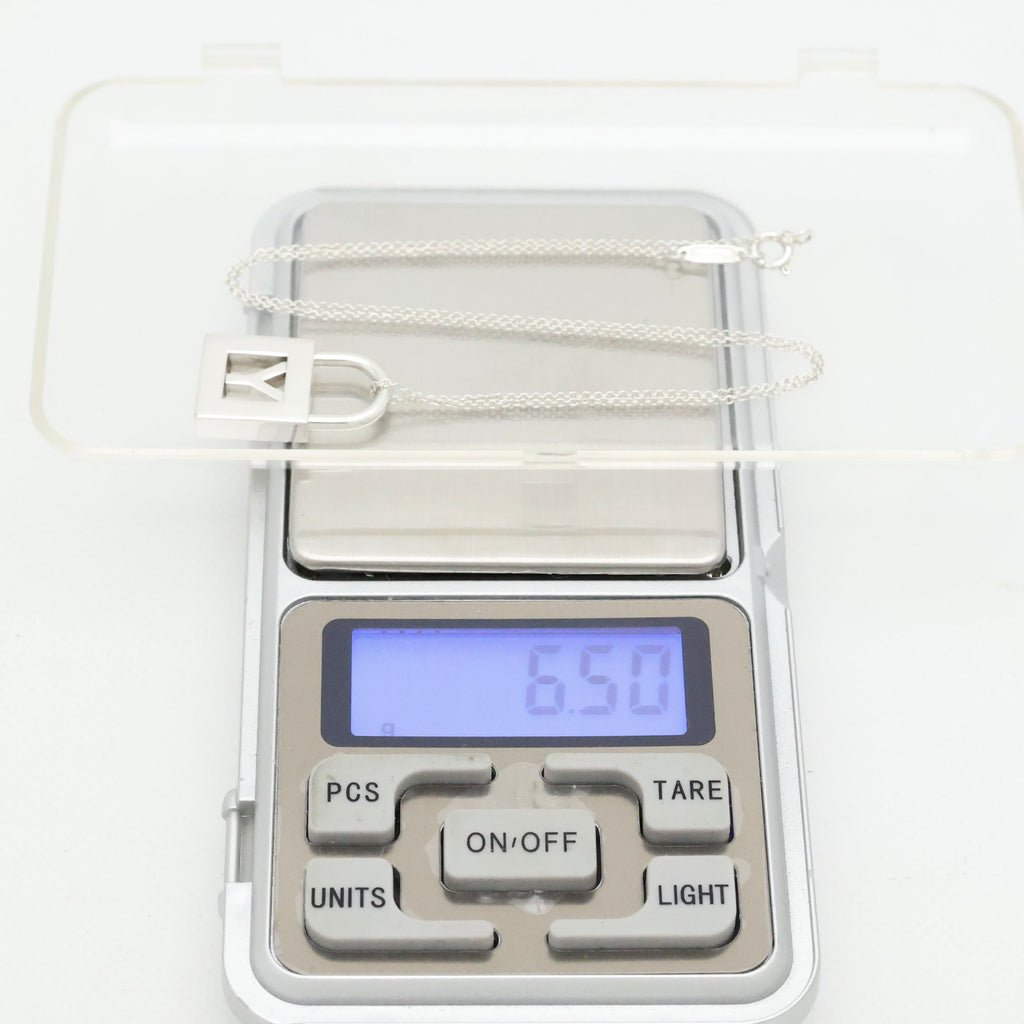 TIFFANY&Co. カデナ ロック アルファベット Y ネックレス AG925