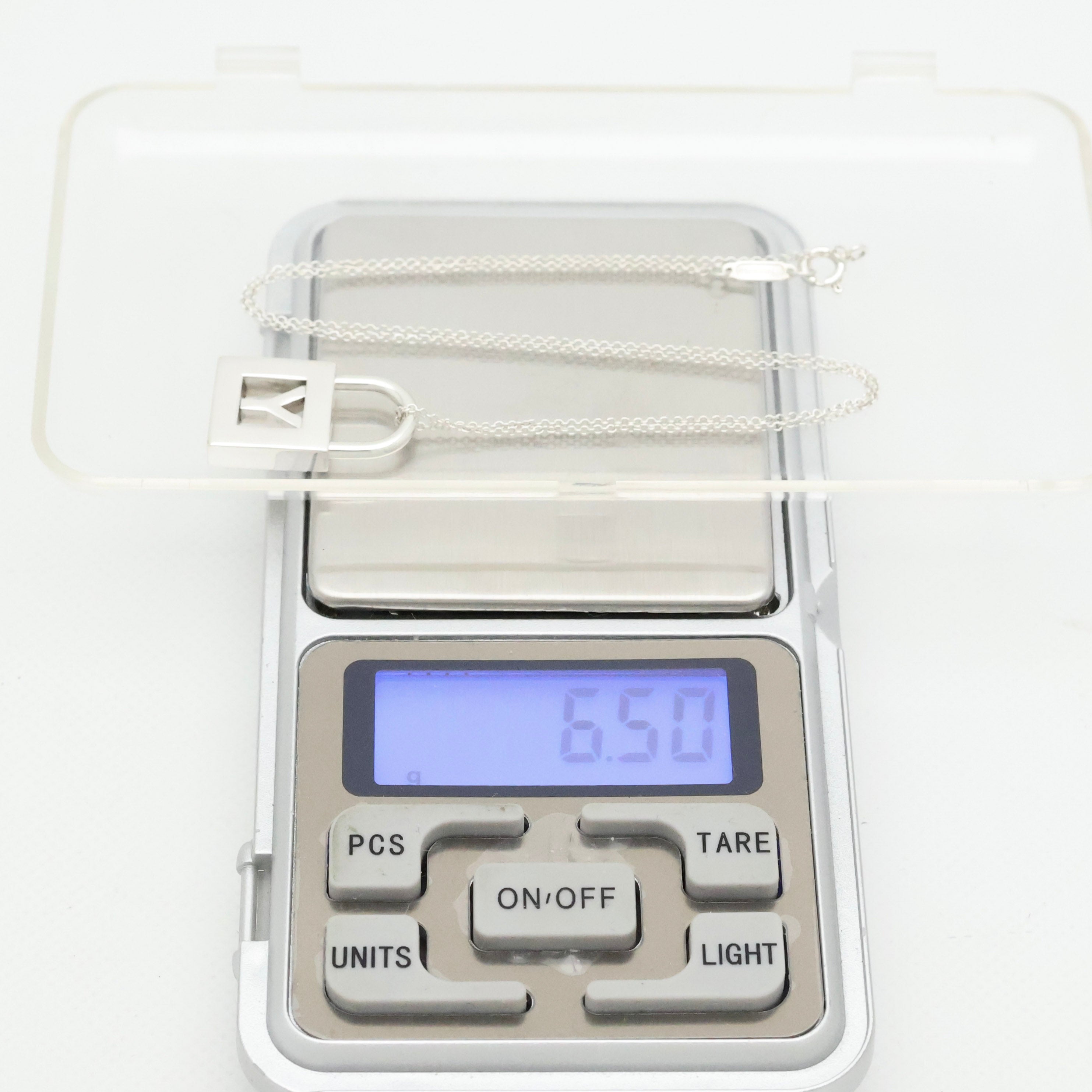 TIFFANY&Co. カデナ ロック アルファベット Y ネックレス AG925