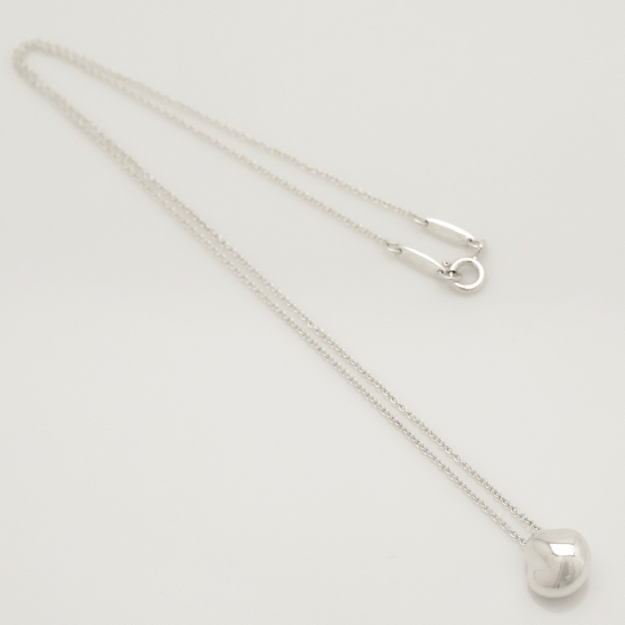 Tiffany & Co. Elsa Peretti Nugget Necklace Sterling Silver 925 