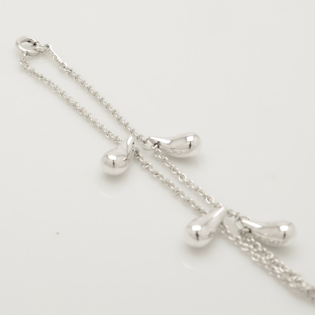 TIFFANY&Co. 5連 ファイブ ティアドロップ エルサペレッティ ブレスレット AG925