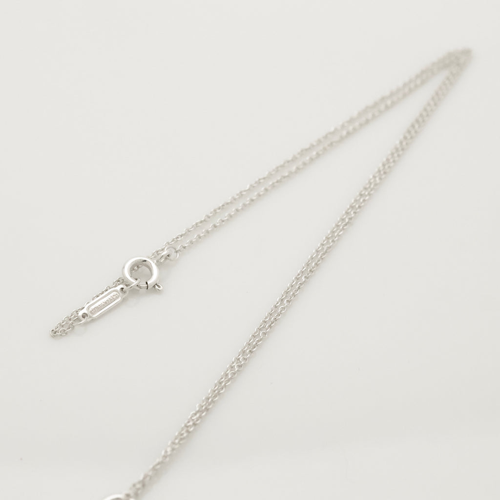  Tiffany & Co. Return to Mini Heart Lock Padlock Necklace  Sterling Silver 925