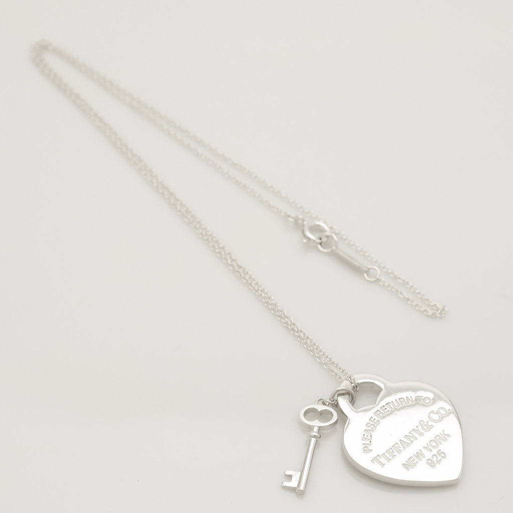 TIFFANY&Co. リターントゥ ティファニー ハート タグ キー ネックレス AG925