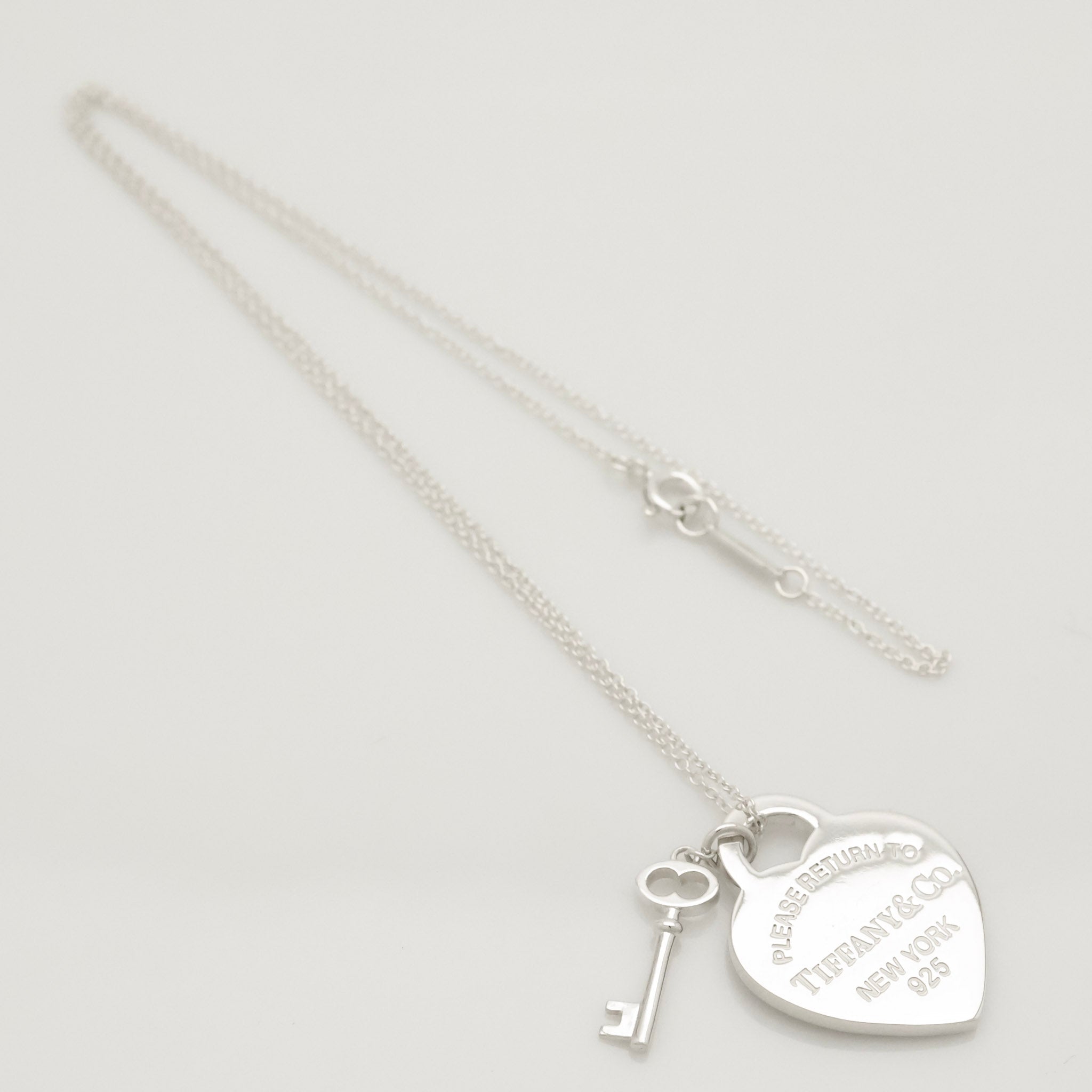 TIFFANY&Co. リターントゥ ティファニー ハート タグ キー ネックレス AG925