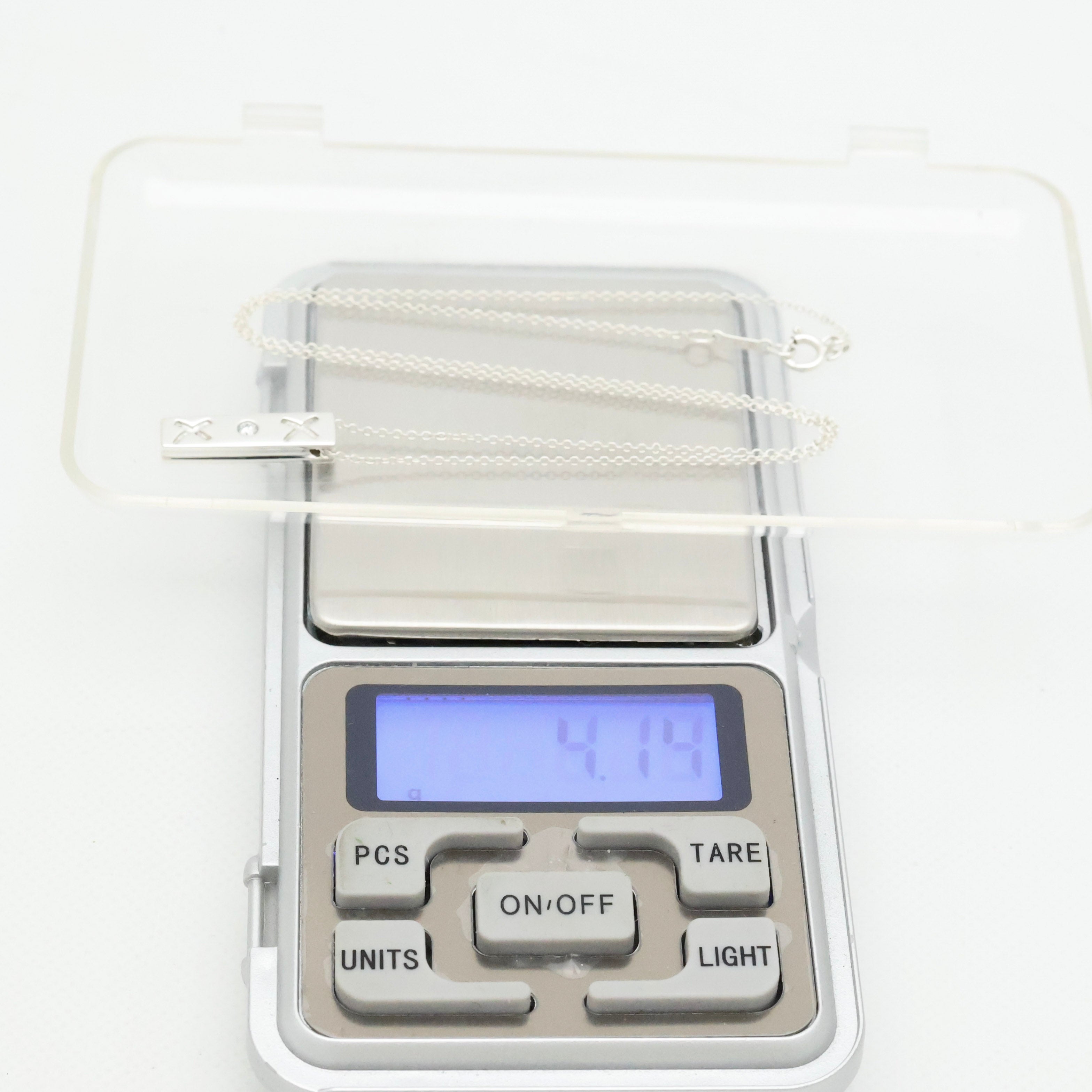 TIFFANY&Co. キス バー パロマピカソ 1P ダイヤモンド ネックレス AG925