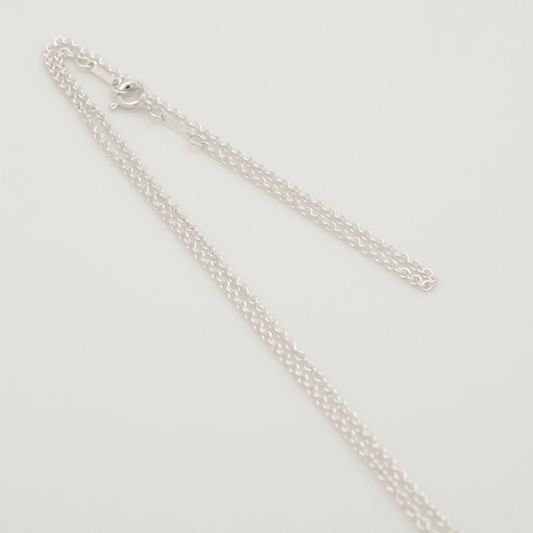 Tiffany & Co. Open Heart Pendant Necklace Sterling Silver 925