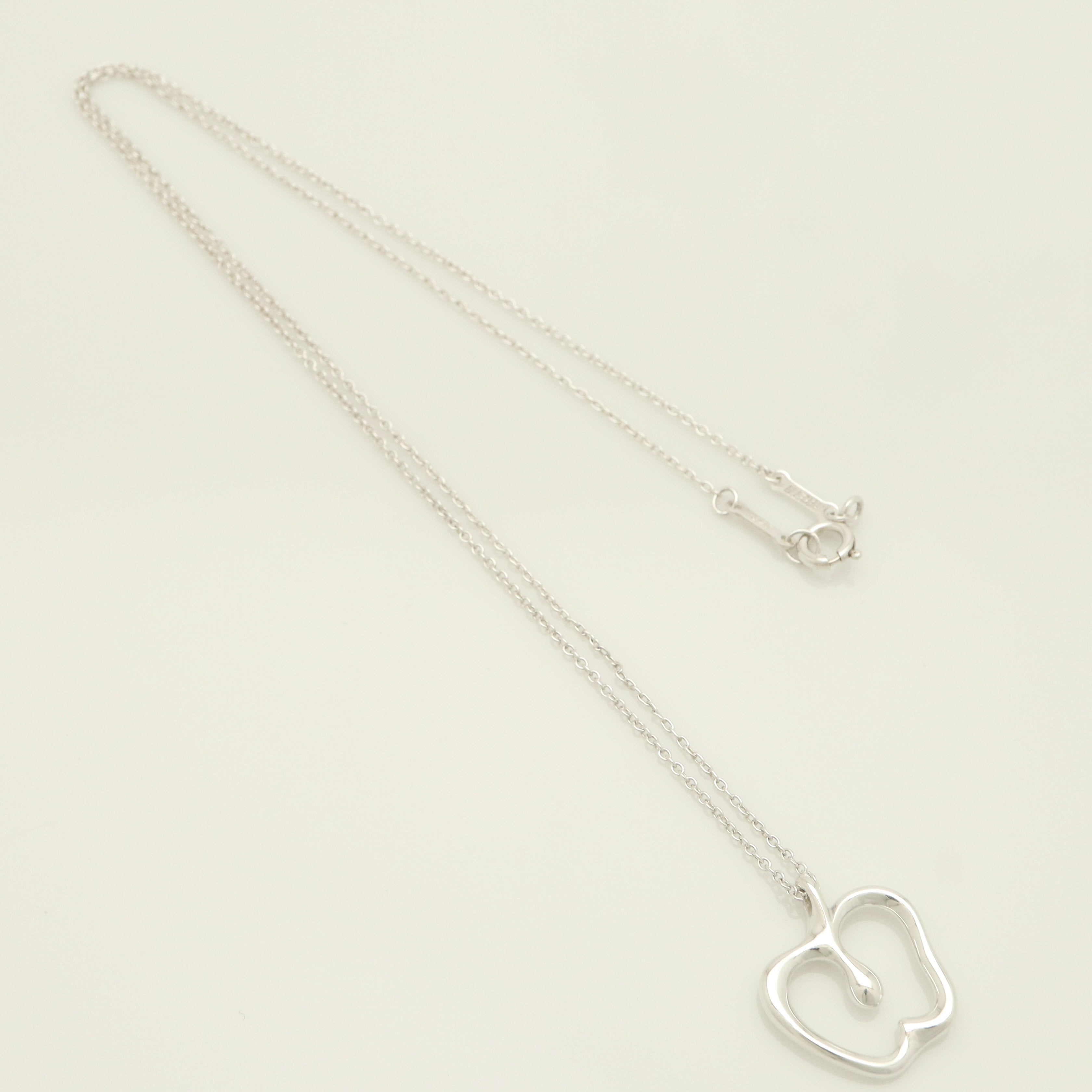 Tiffany & Co. Peretti Apple Necklace Pendant  Sterling Silver 925 
