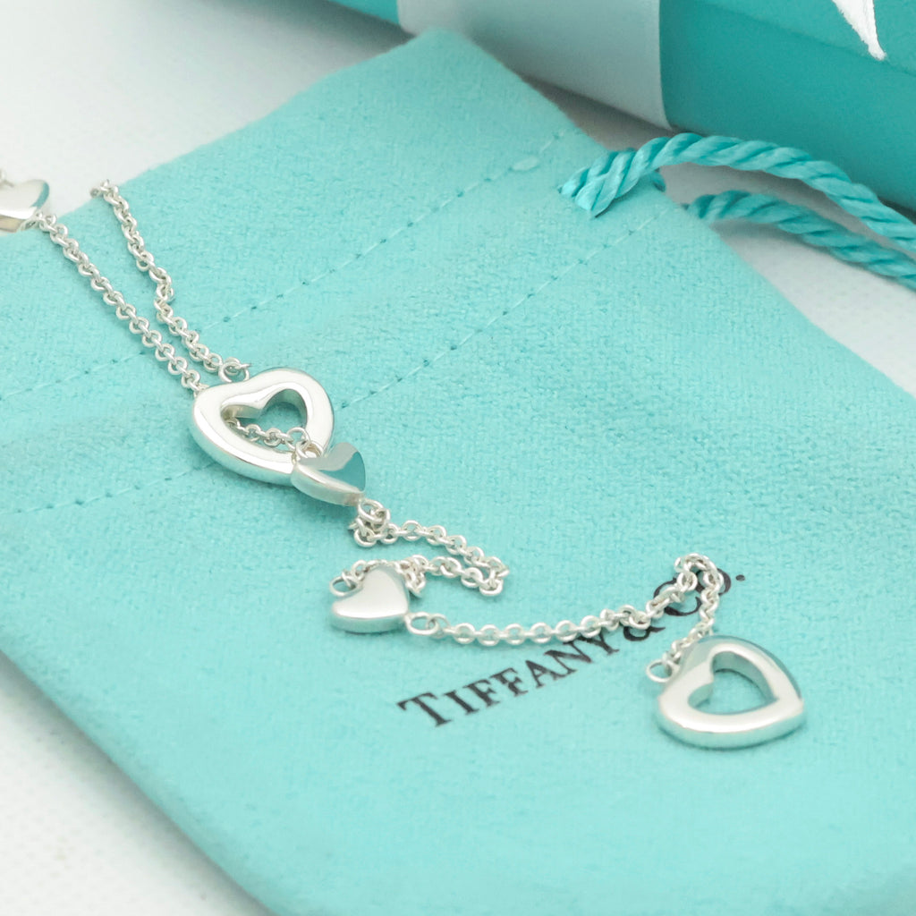 TIFFANY&Co. ハート リンク ラリアット ネックレス AG925