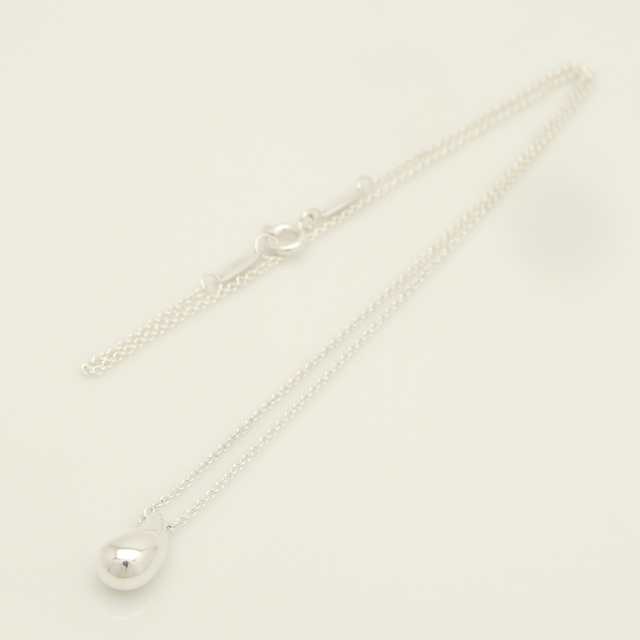 Tiffany & Co. Teardrop Necklace Pendant Sterling Silver 925 