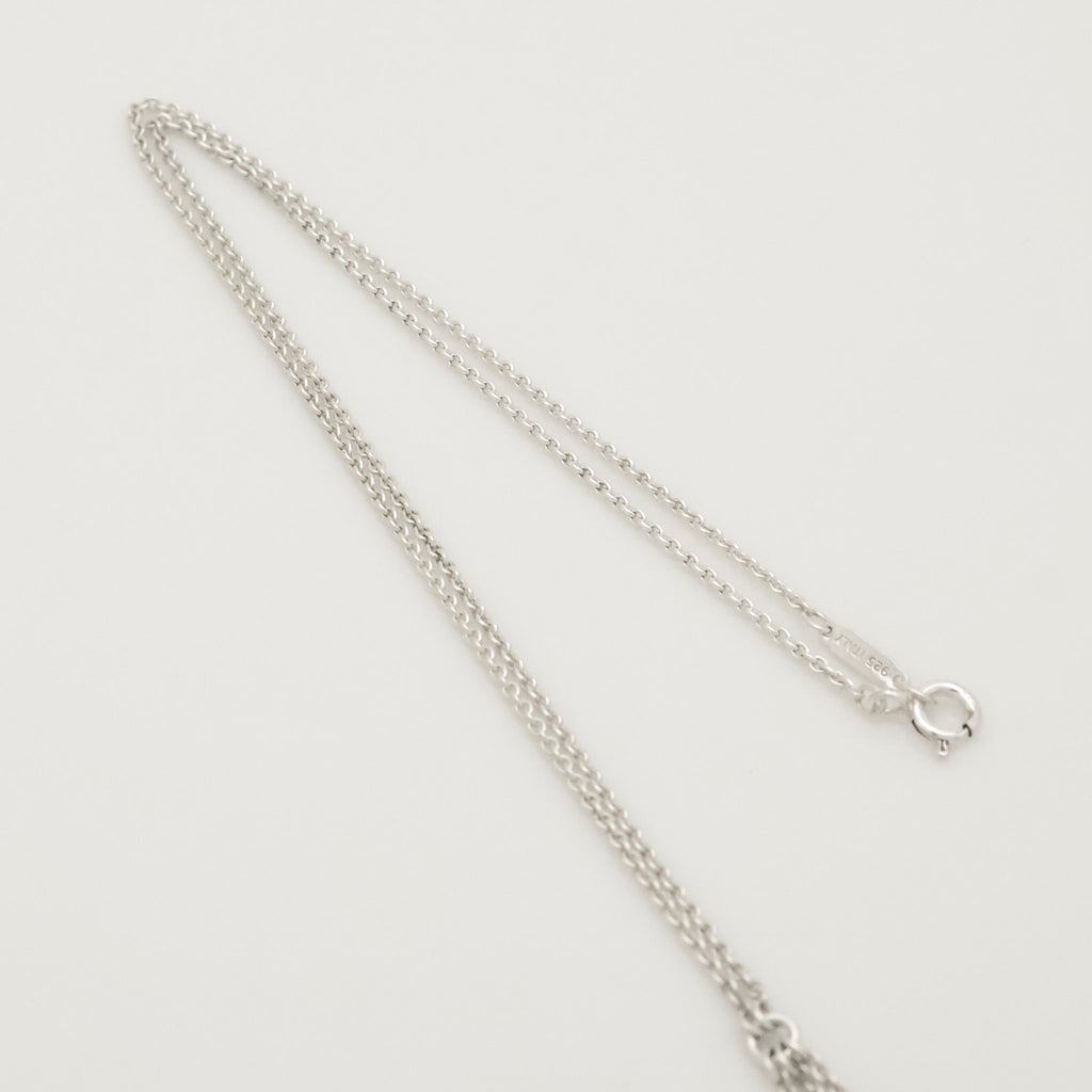 Tiffany & Co. 1837 Elements Three Bar Drop Necklace Sterling Silver 925