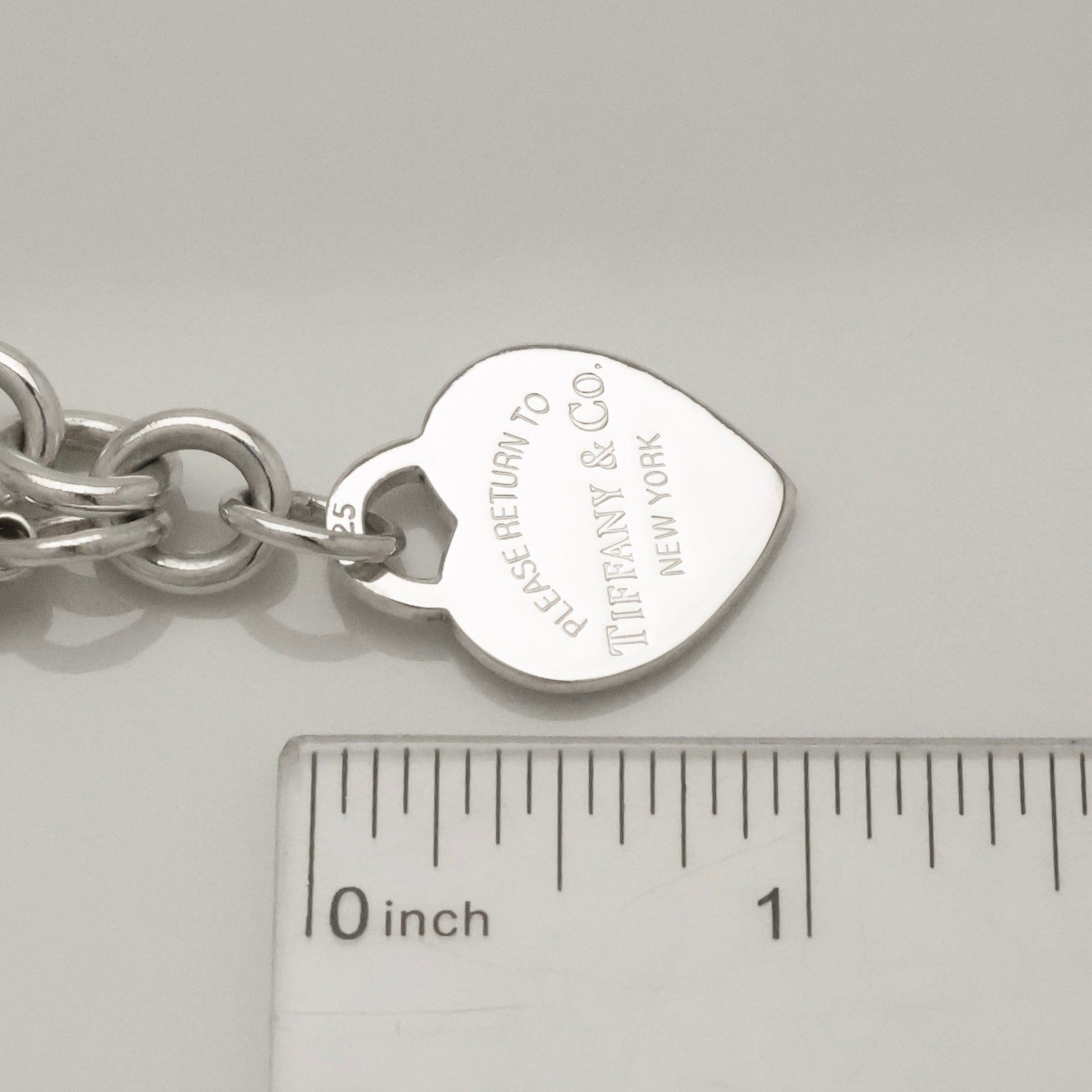 TIFFANY&Co. リターントゥ ティファニー ハート タグ チェーン ブレスレット AG925