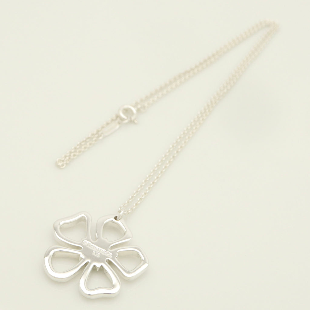 TIFFANY＆Co. ハイビスカス フラワー ネックレス AG925