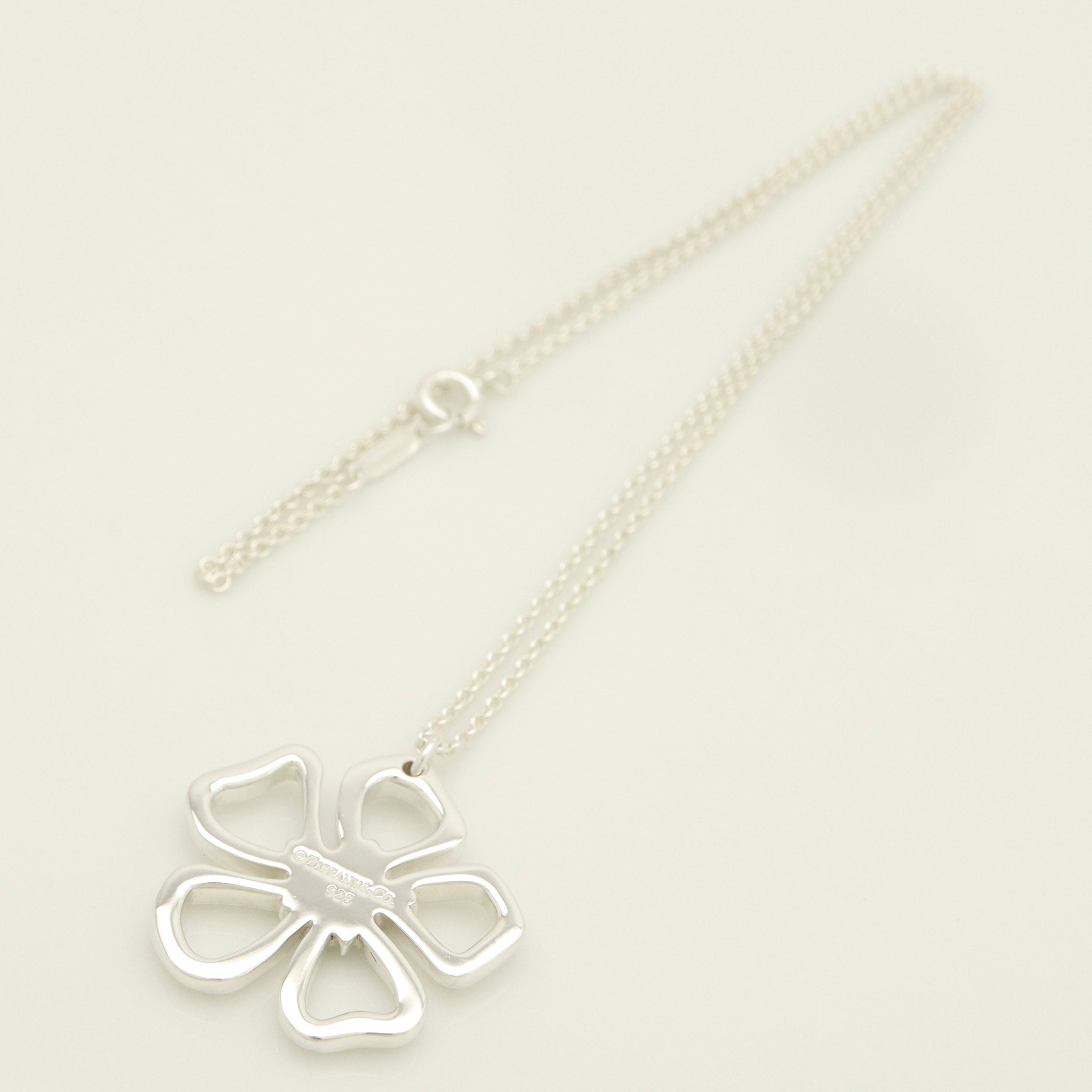TIFFANY＆Co. ハイビスカス フラワー ネックレス AG925