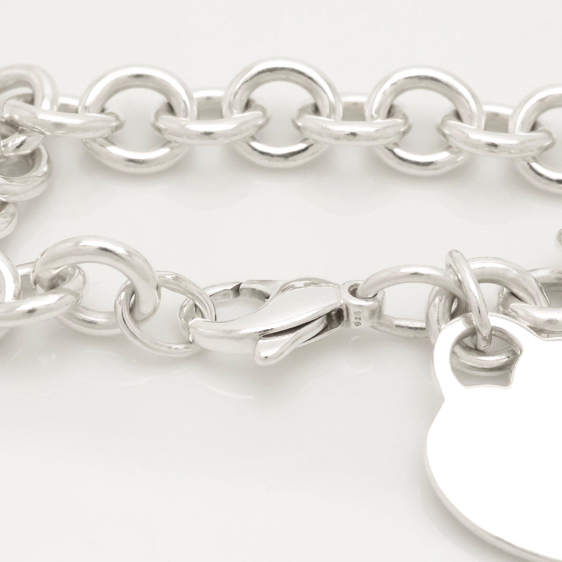 TIFFANY&Co. ハート タグ チェーン ブレスレット AG925