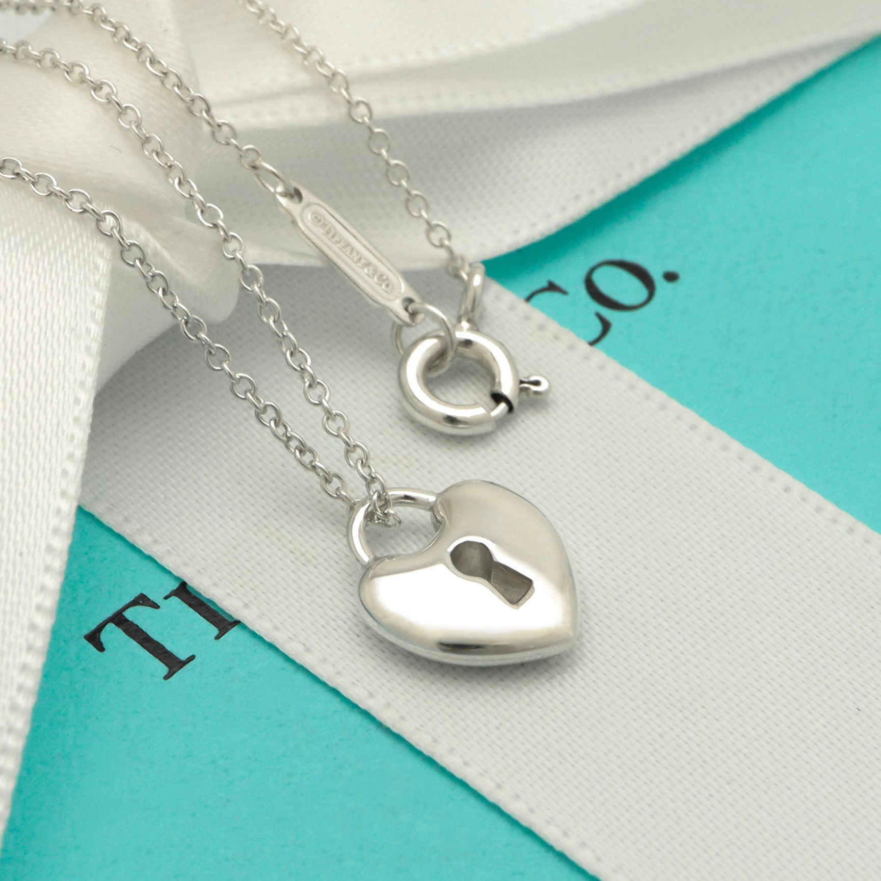 TIFFANY&Co. ハート ロック ネックレス AG925