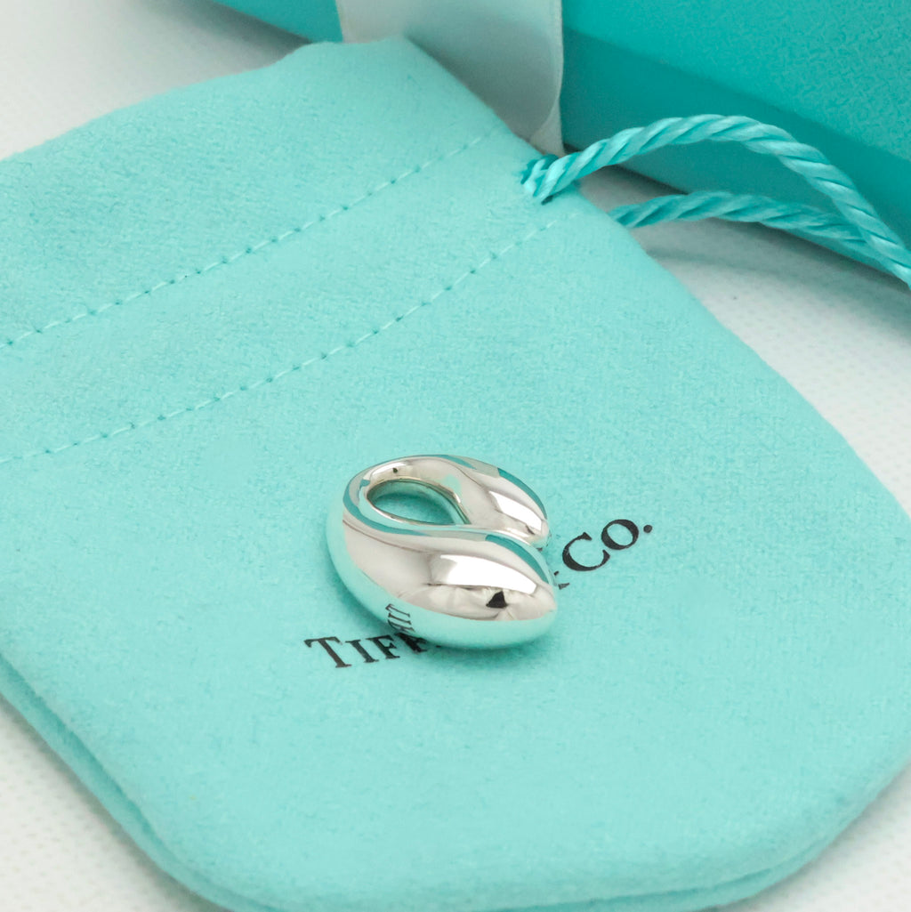 TIFFANY&Co. ダブル ティアドロップ エルサペレッティ チャーム AG925