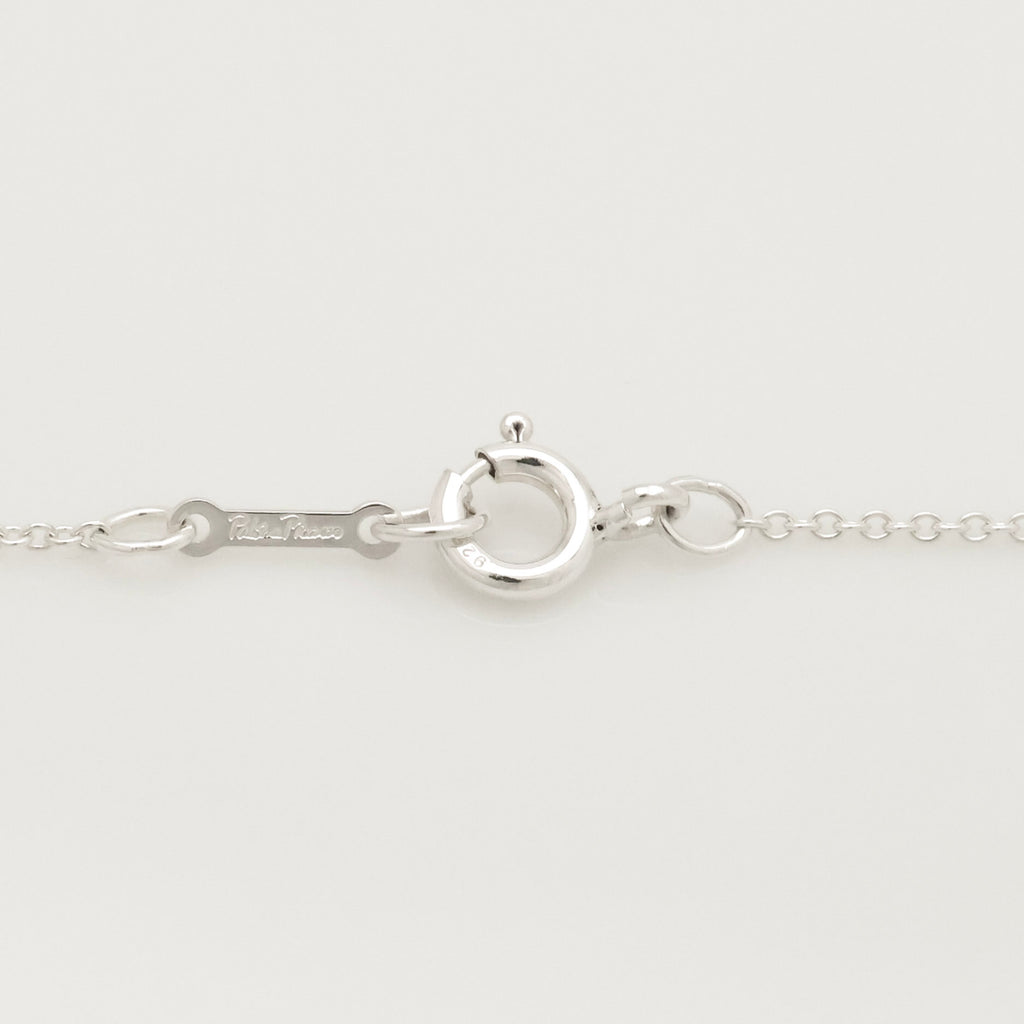 Tiffany & Co. Picasso Scribble Zig Zag Necklace Sterling Silver 925