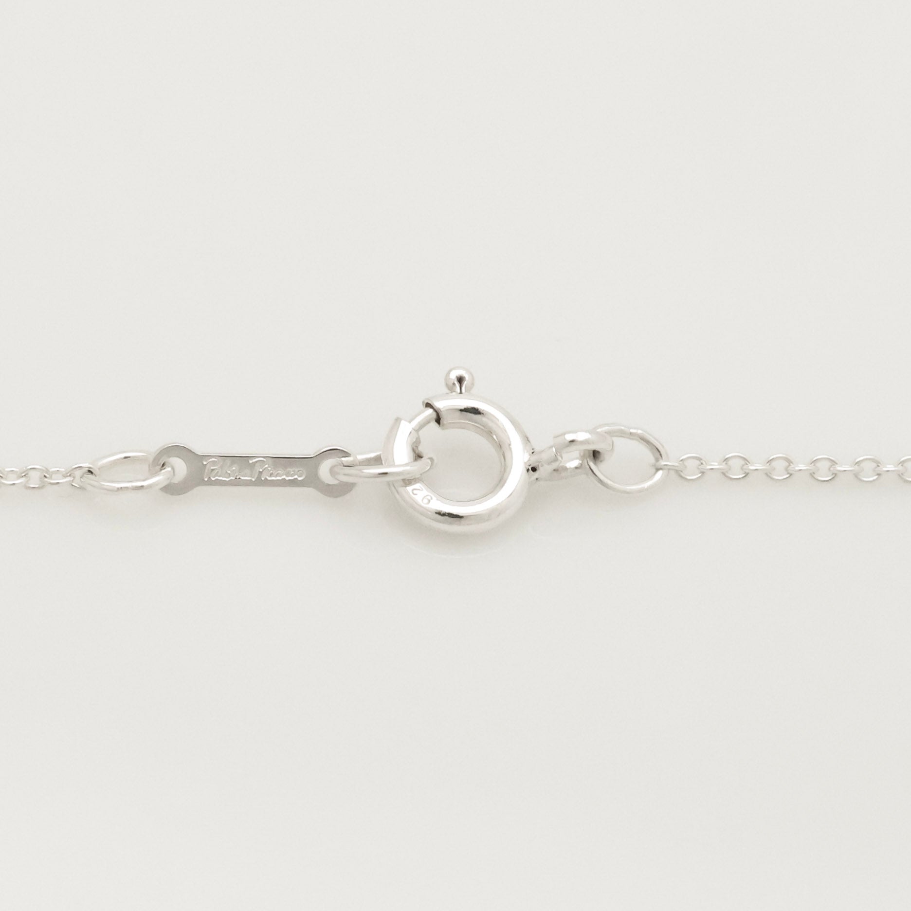 Tiffany & Co. Picasso Scribble Zig Zag Necklace Sterling Silver 925