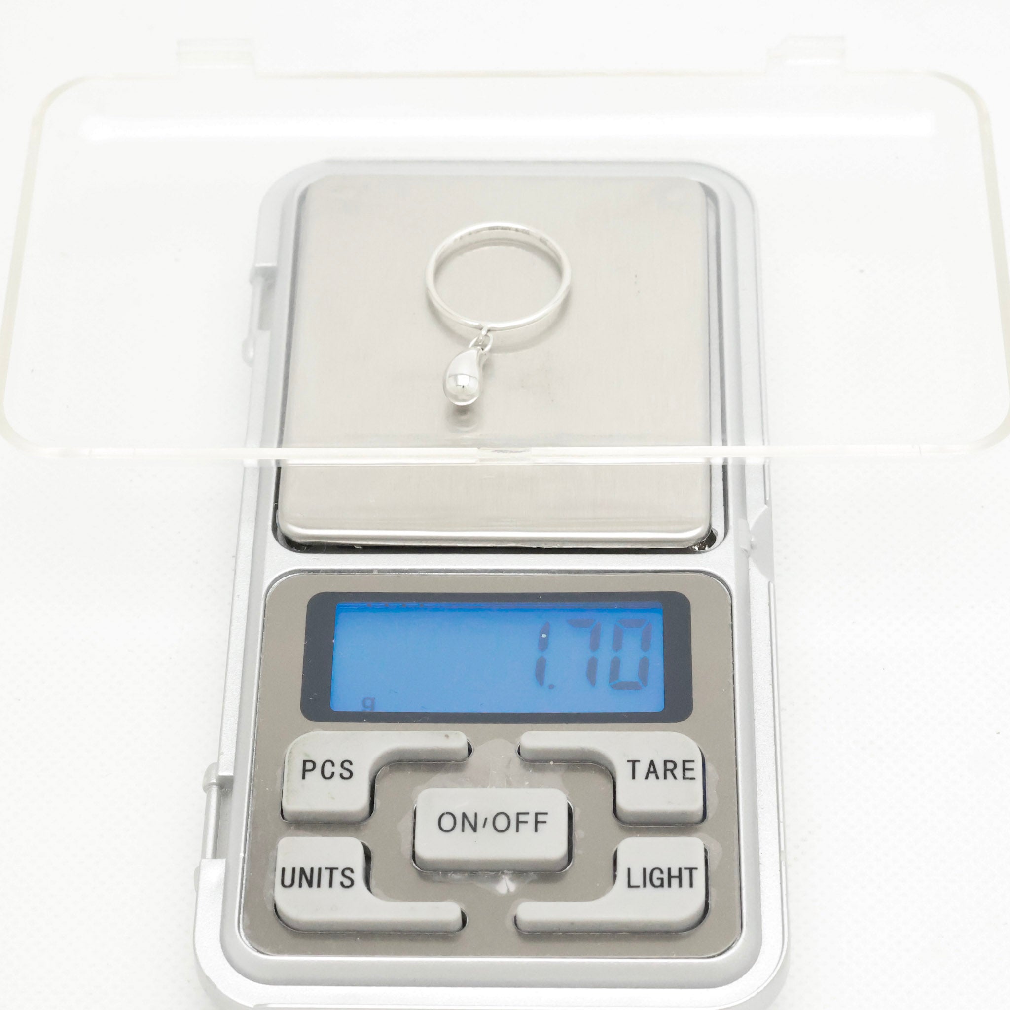 TIFFANY&Co. ティアドロップ エルサペレッティ ドロップ リング 8 号 AG925