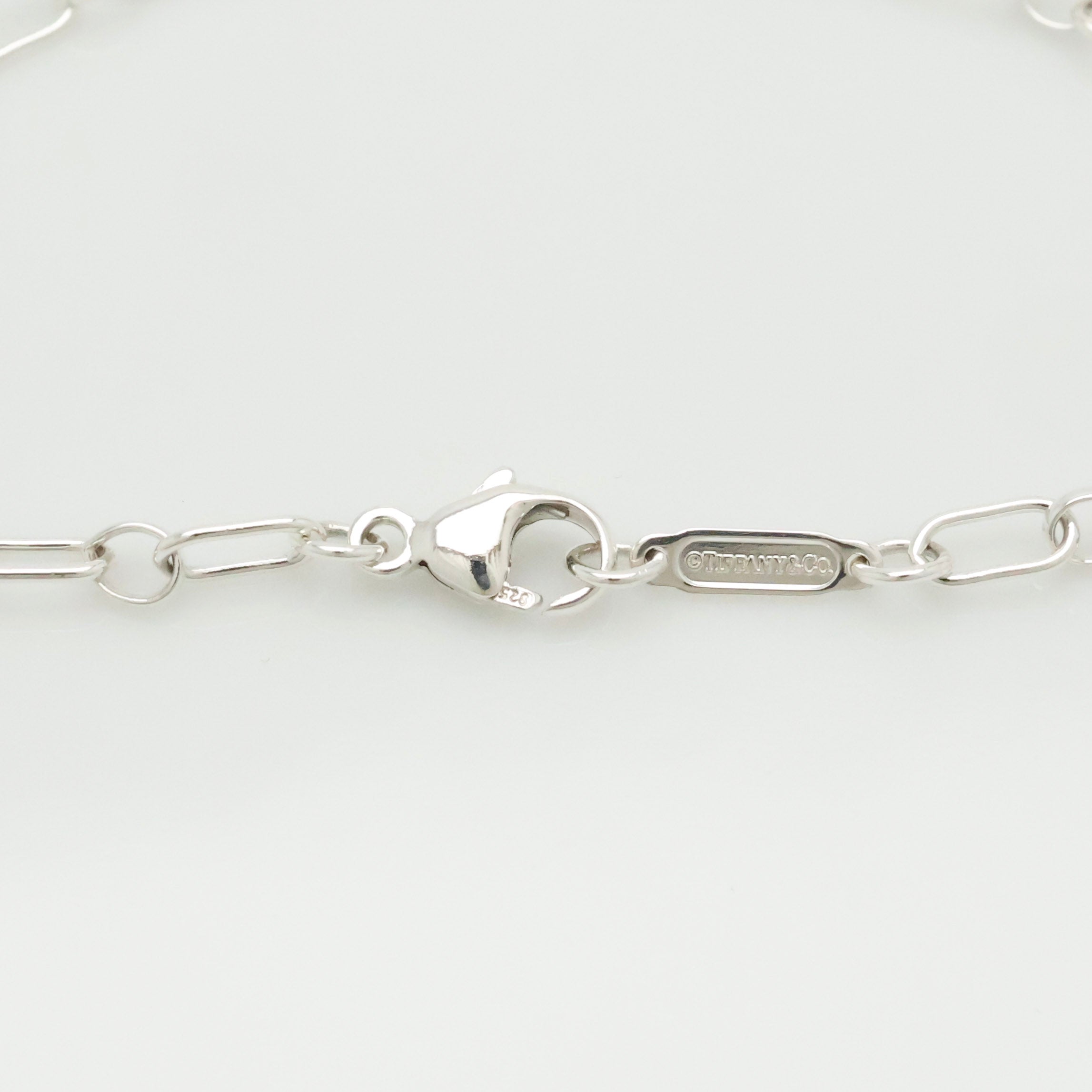 TIFFANY&Co. ラウンド キーホール オーバル リンク チェーン ブレスレット