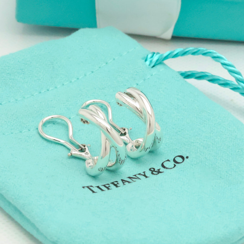 TIFFANY&Co. X クロス パロマピカソ クリップ イヤリング AG925