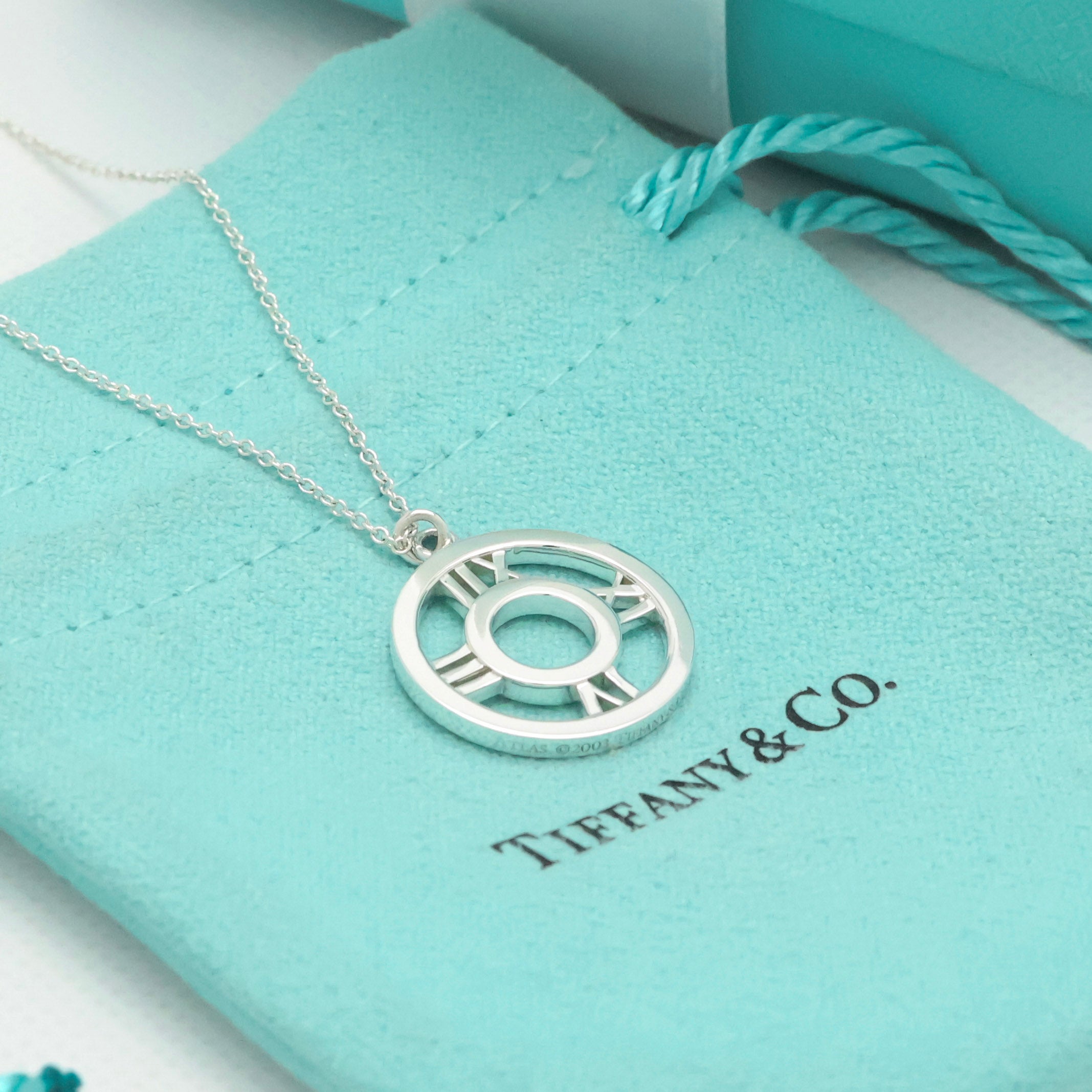 TIFFANY&Co. オープン アトラス サークル ネックレス AG925