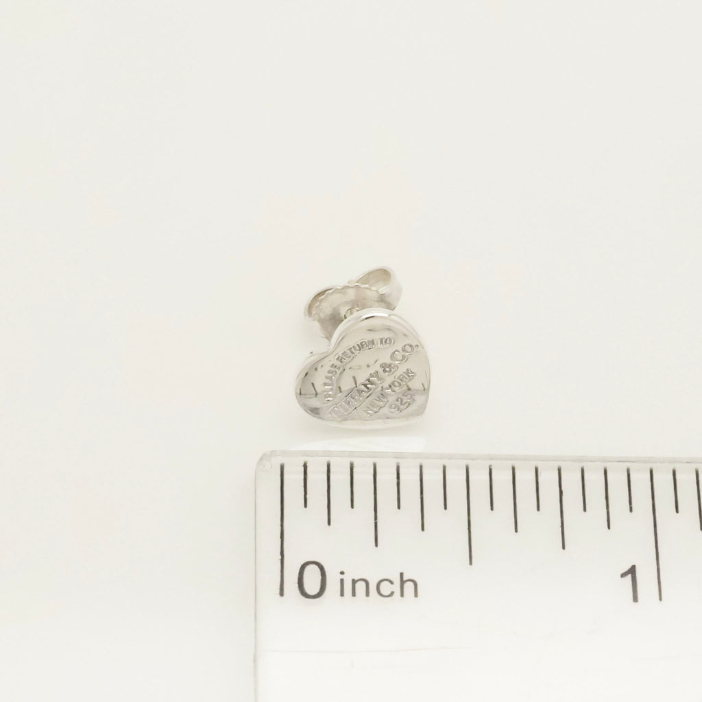 TIFFANY&Co. リターントゥ ティファニー  シングル ハート タグ スタッド ピアス AG925