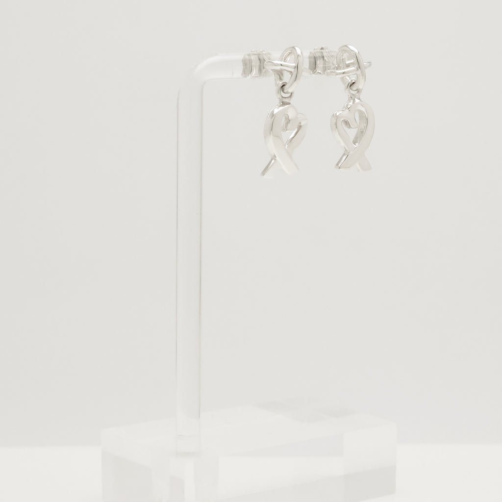 TIFFANY&Co. ラビングハート パロマピカソ ドロップ スタッド ピアス AG925