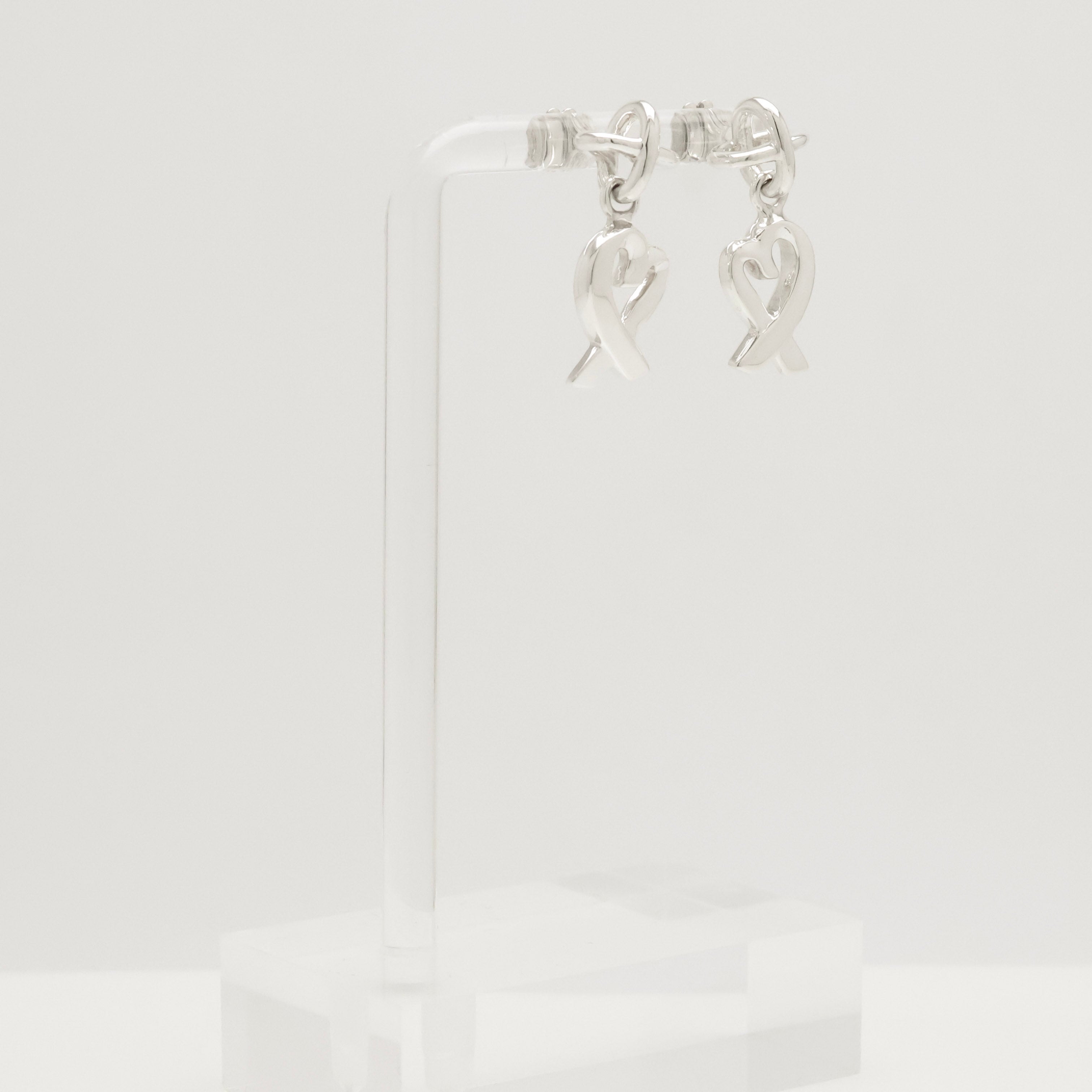 TIFFANY&Co. ラビングハート パロマピカソ ドロップ スタッド ピアス AG925