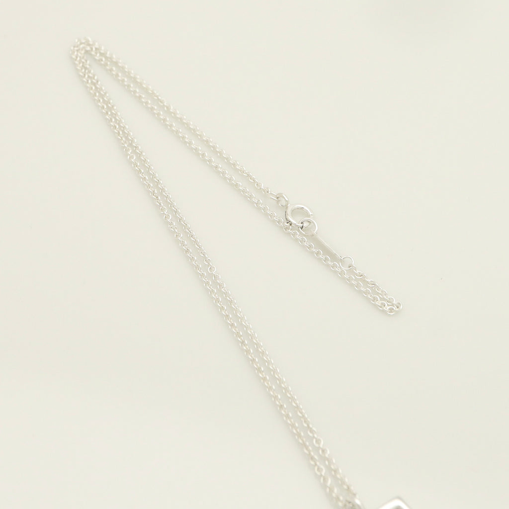 Tiffany & Co Triple Heart Plate Pendant Necklace Sterling Silver 925