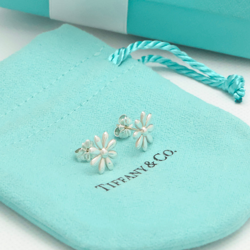 TIFFANY&Co. デイジー フラワー 花 スタッド ピアス AG925