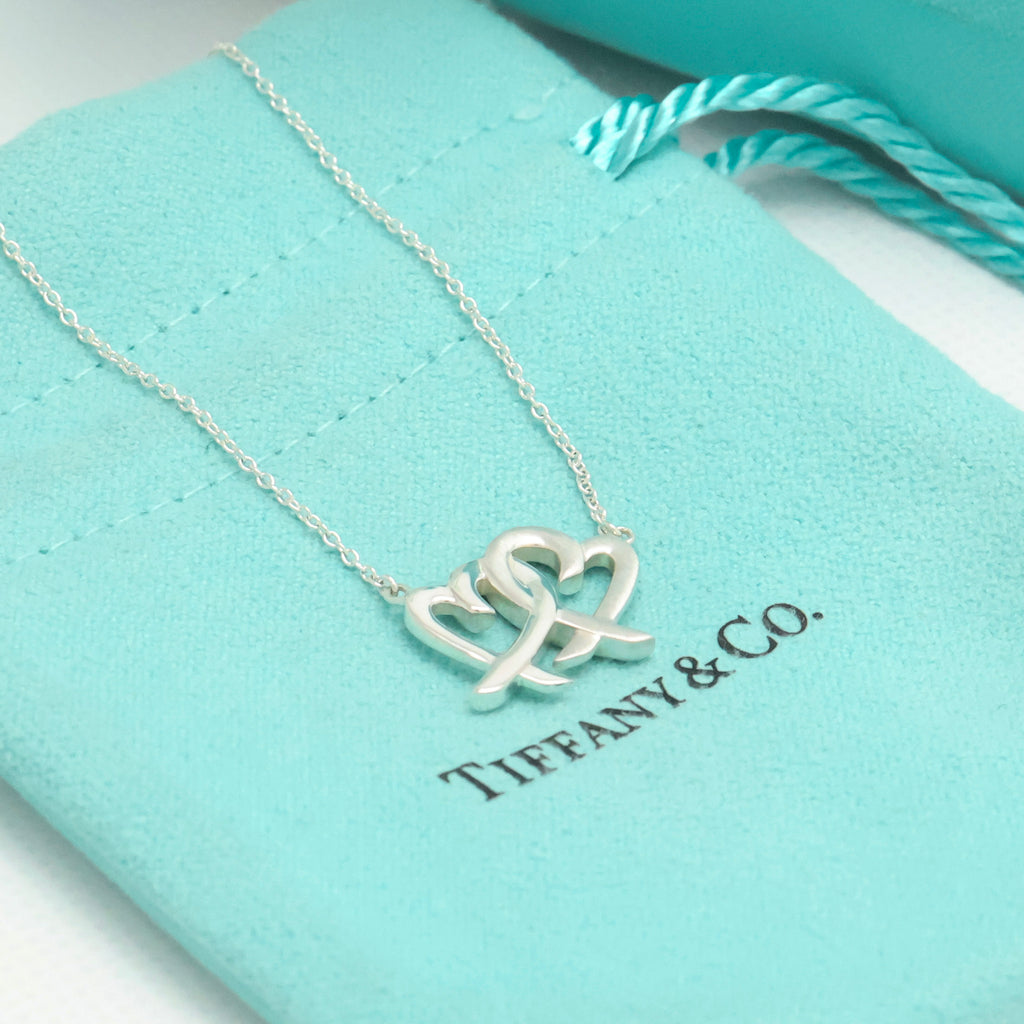 TIFFANY&Co. ダブル ラビングハート パロマピカソ ネックレス AG925