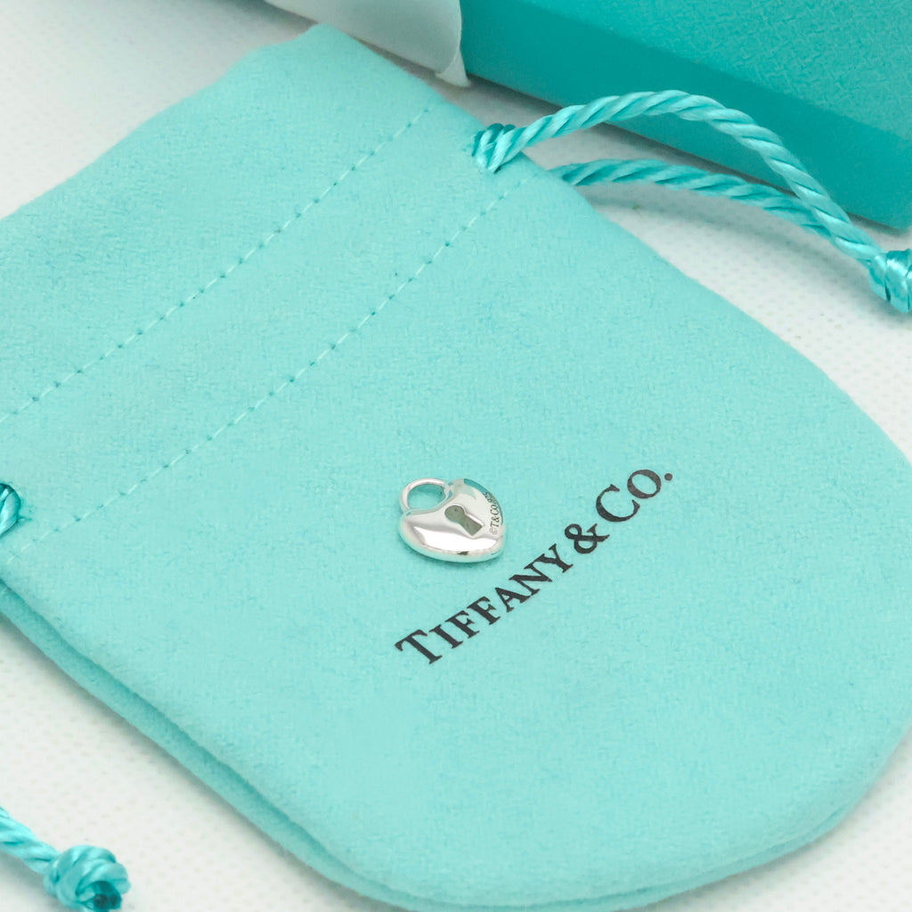TIFFANY&Co. ハート ロック キーホール チャーム AG925