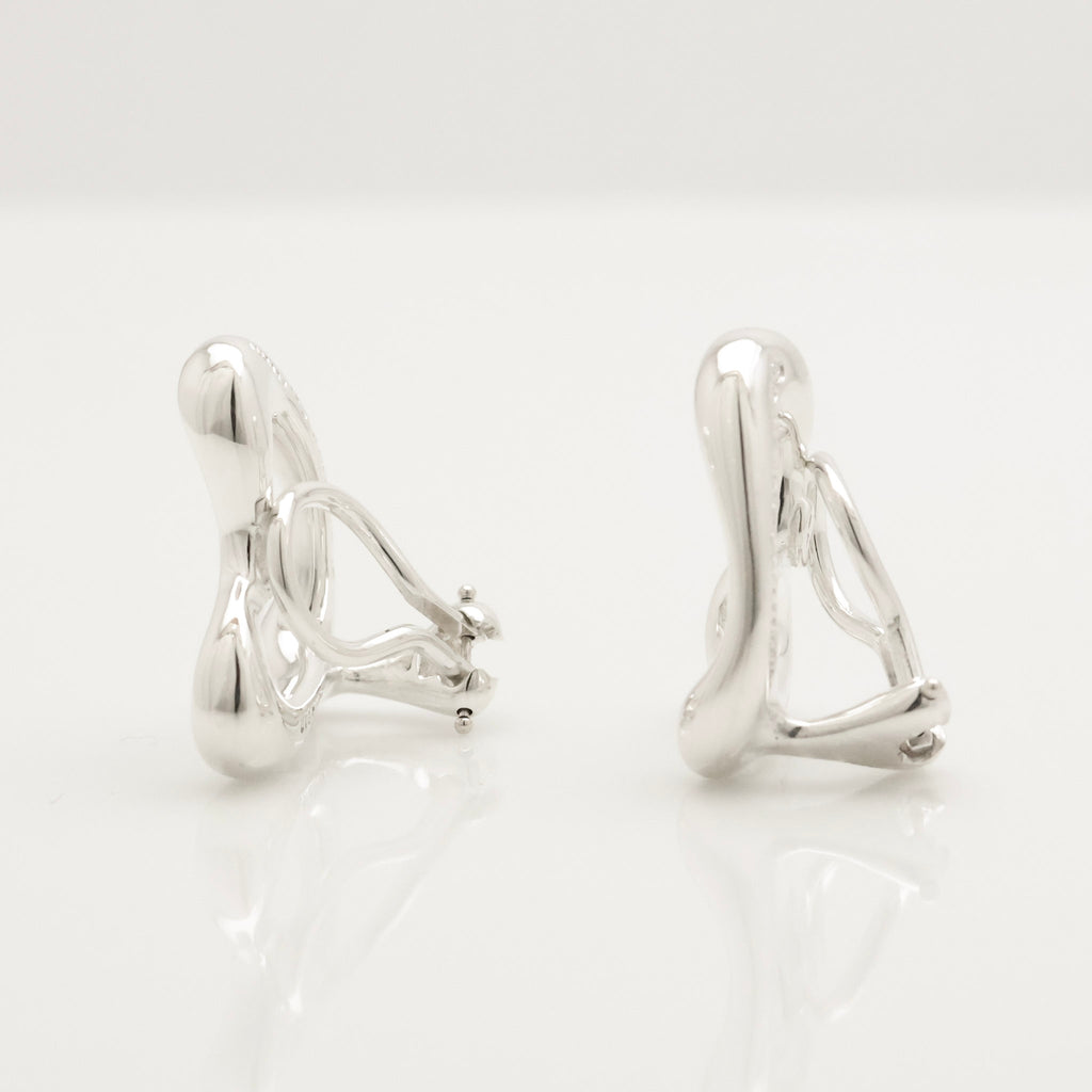 TIFFANY&Co. オープンハート エルサペレッティ クリップ イヤリング AG925