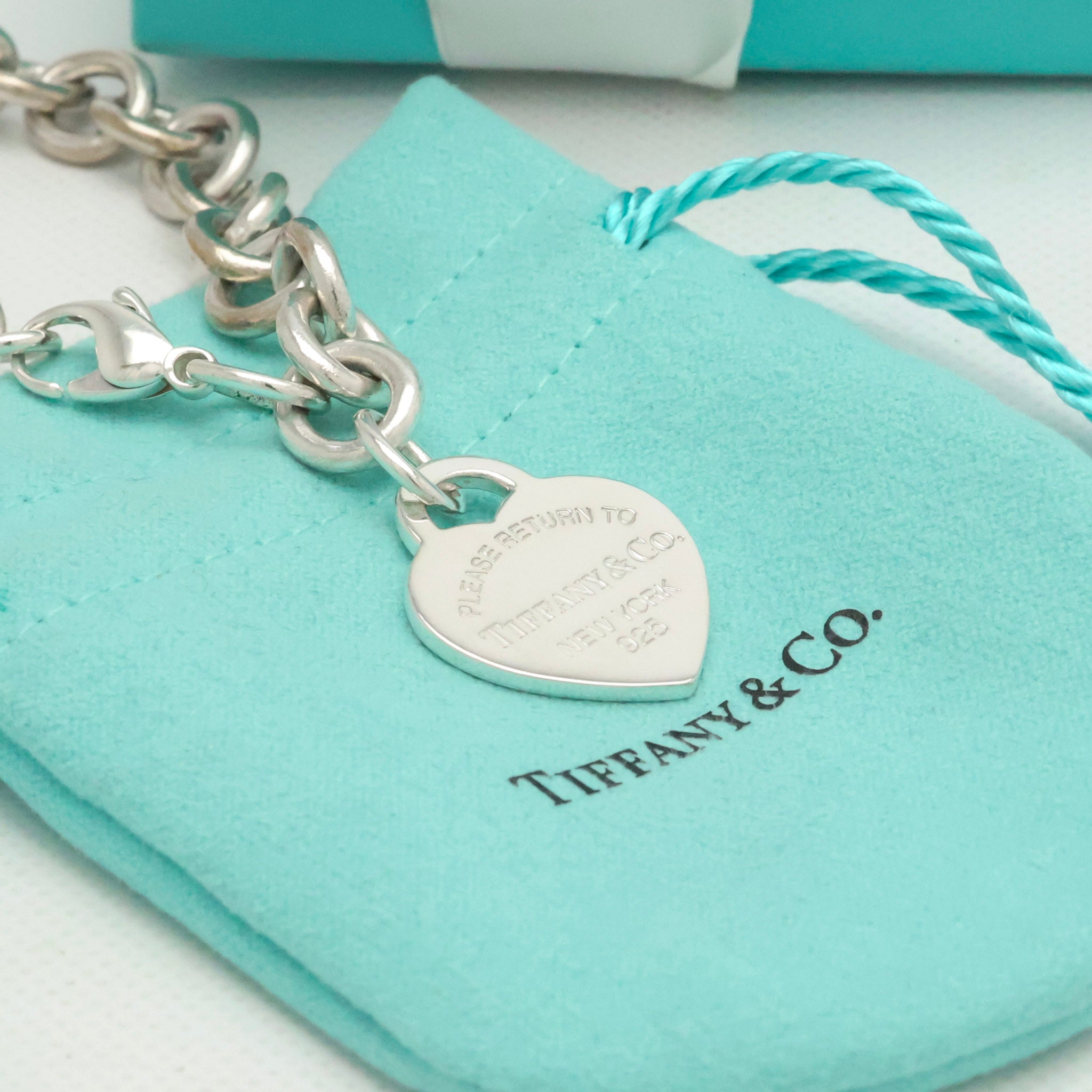 TIFFANY&Co. リターントゥ ティファニー ハート タグ チェーン ブレスレット AG925