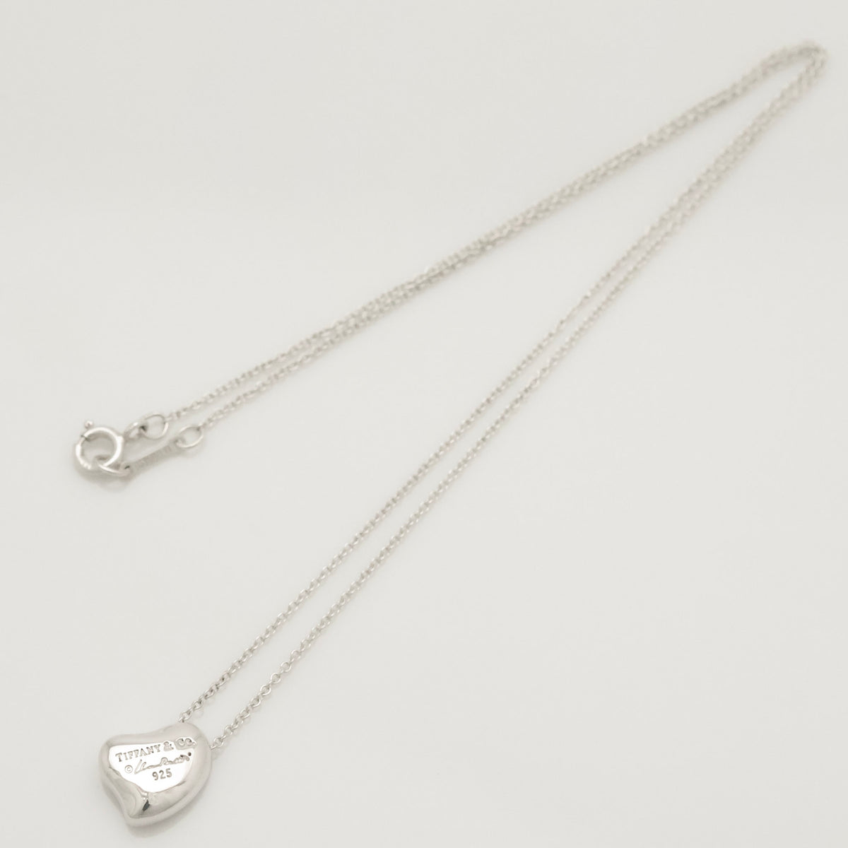 TIFFANY&Co. フル ハート エルサペレッティ ネックレス AG925