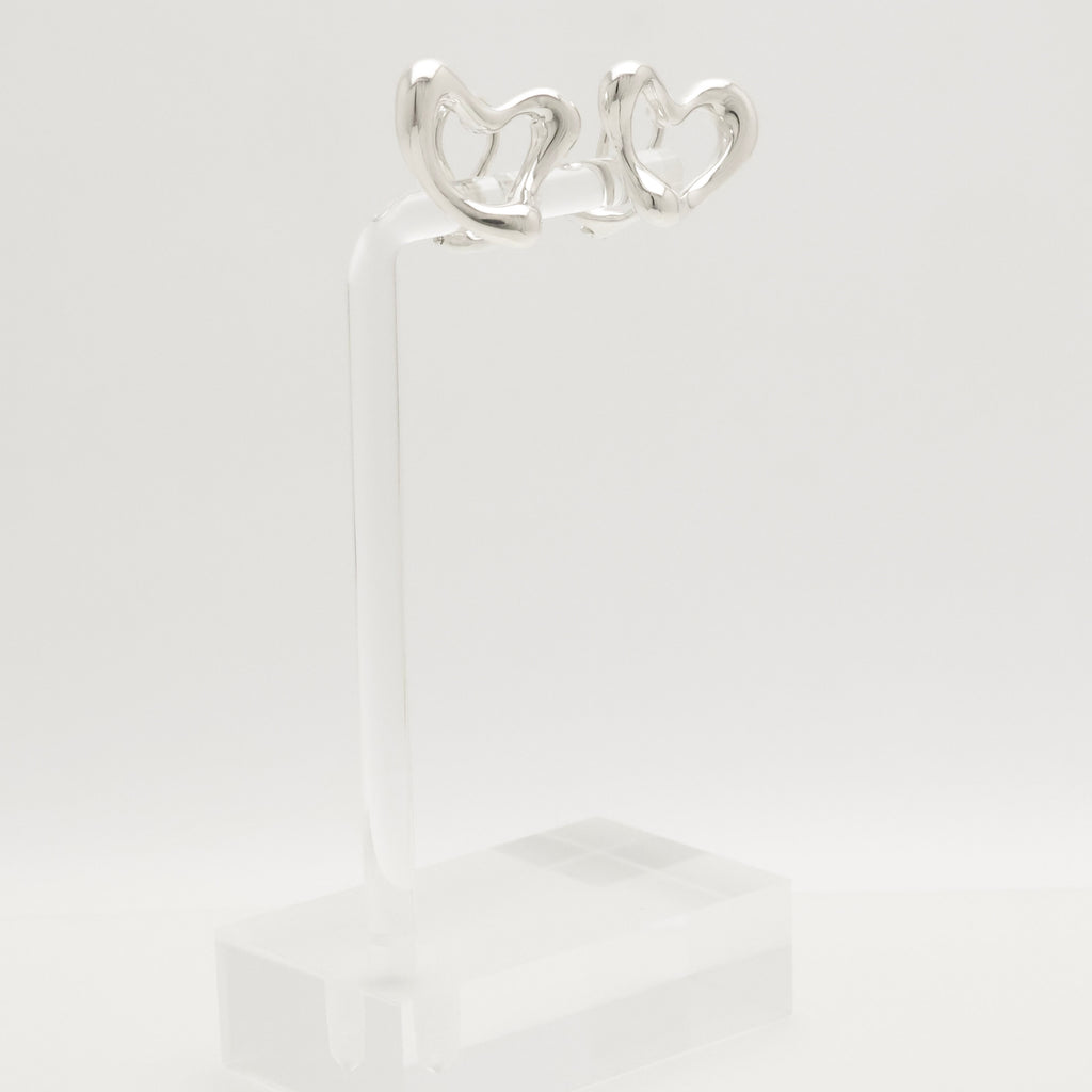 TIFFANY&Co. オープンハート エルサペレッティ クリップ イヤリング AG925