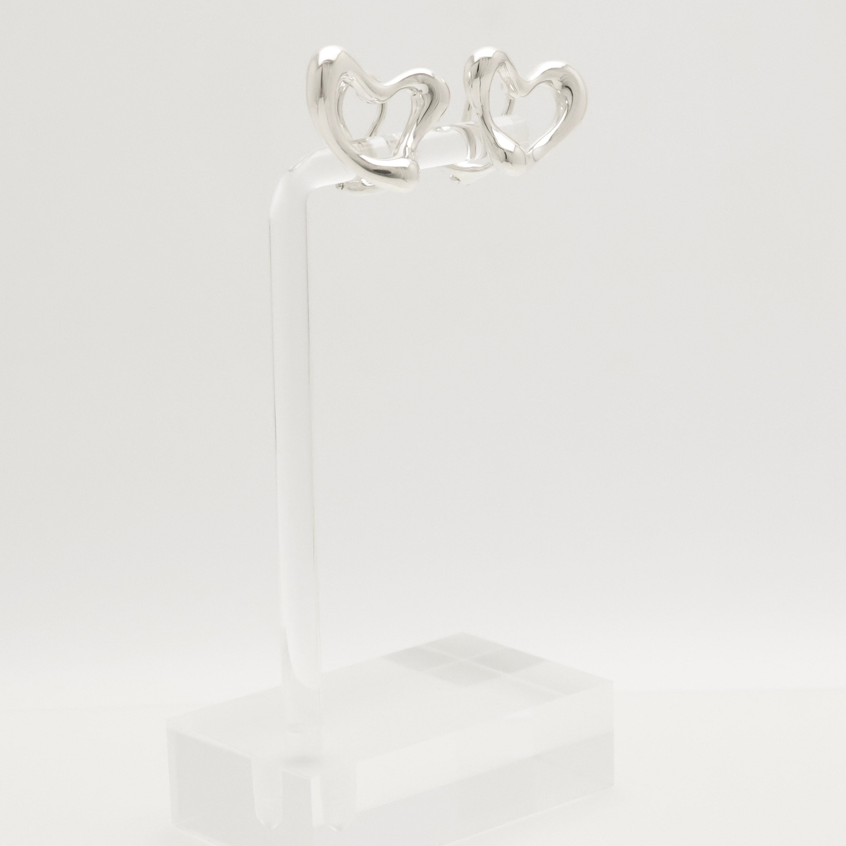 TIFFANY&Co. オープンハート エルサペレッティ クリップ イヤリング AG925