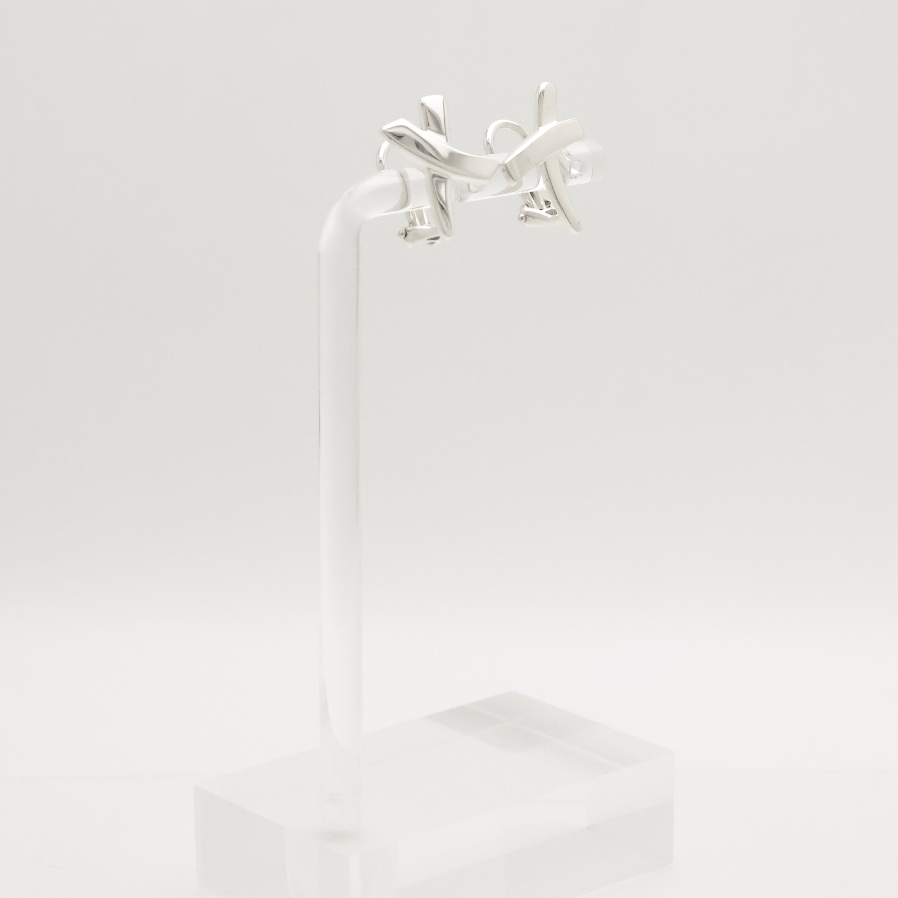 TIFFANY&Co. キス クロス パロマピカソ クリップ イヤリング AG925