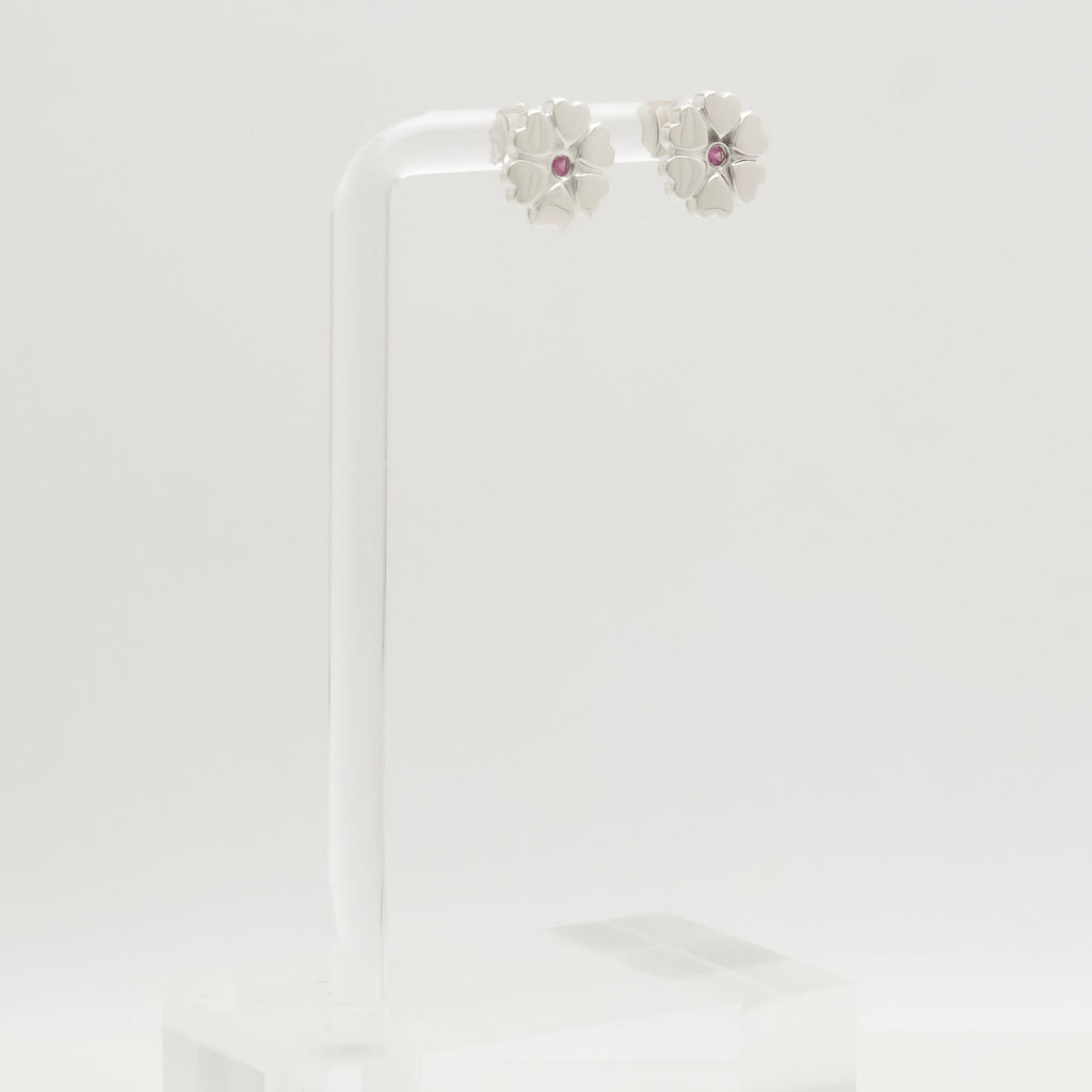 TIFFANY&Co. クラウン オブ ハート ピンク サファイア 1P パロマピカソ ピアス AG925