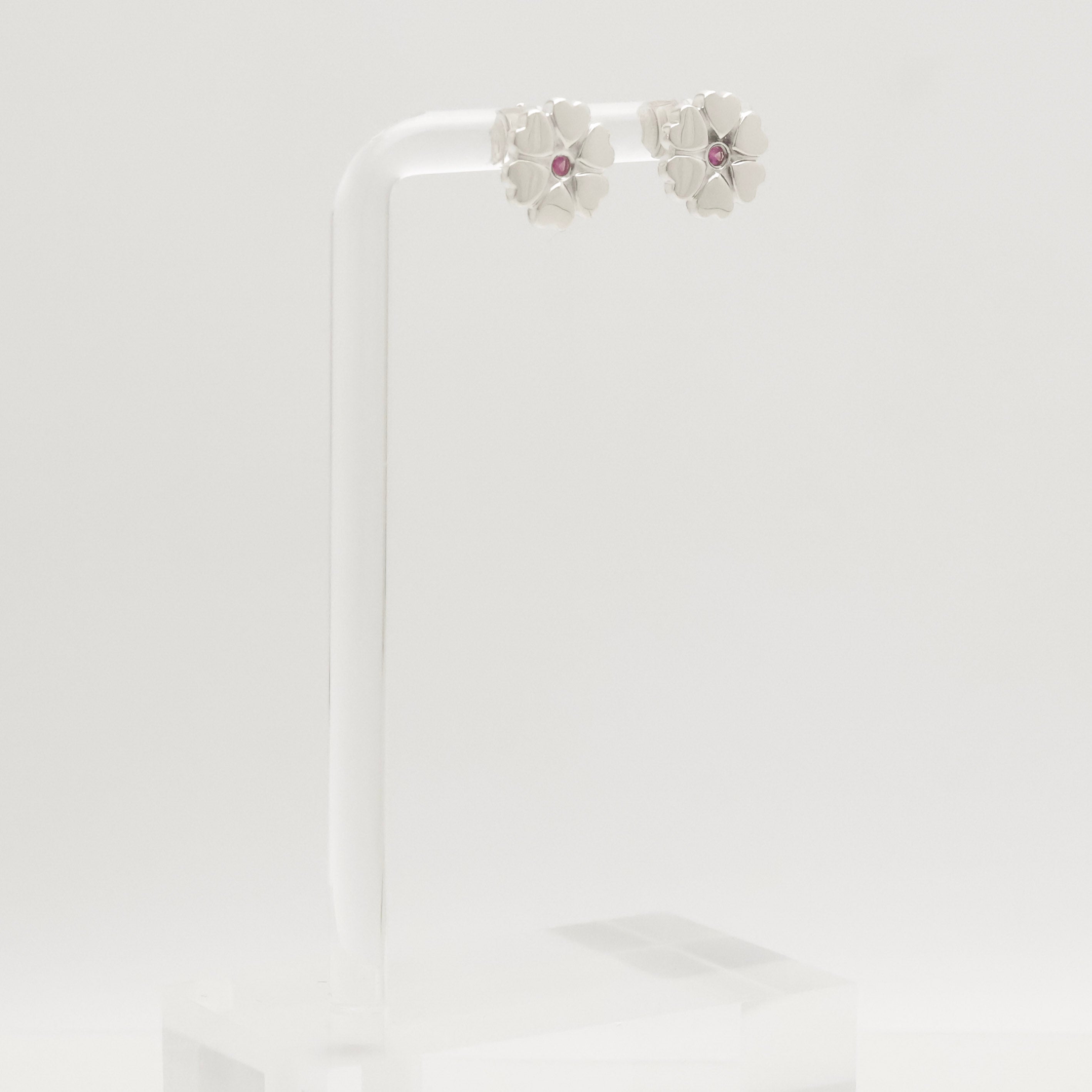 TIFFANY&Co. クラウン オブ ハート ピンク サファイア 1P パロマピカソ ピアス AG925