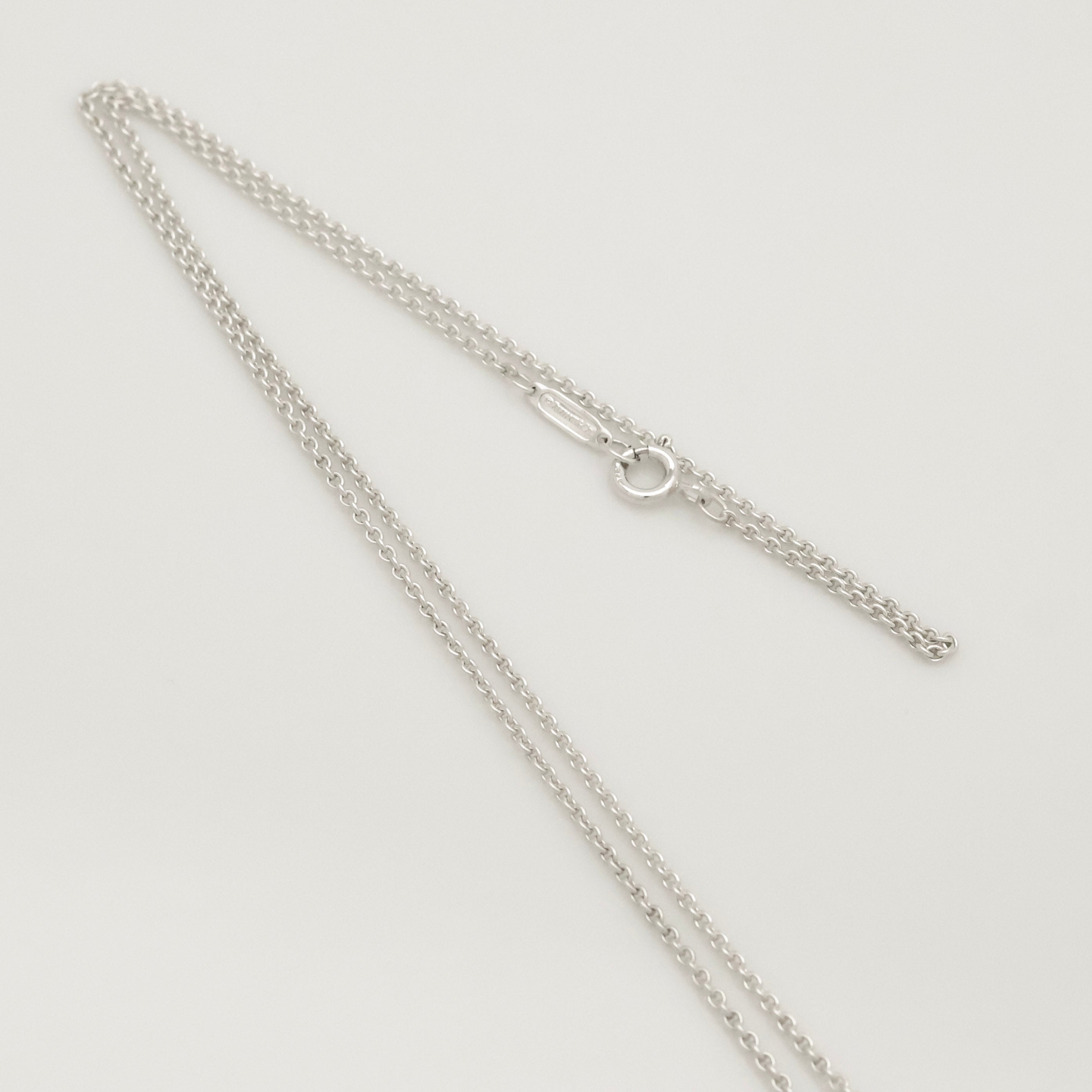 Tiffany & Co. 1837 Round Circle Necklace Sterling Silver 925