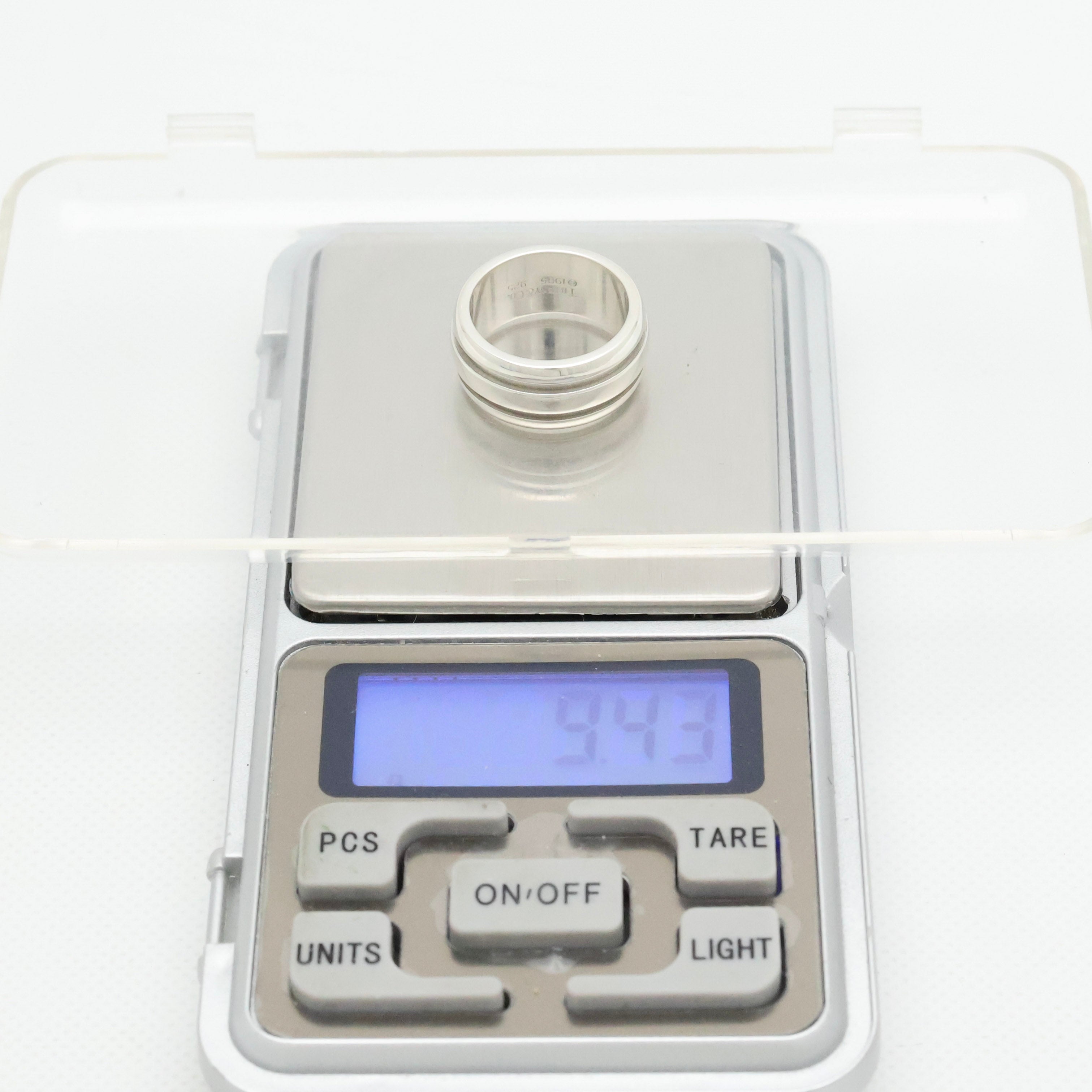 TIFFANY&Co. アトラス グルーブド ダブル ライン リング 10 号 AG925