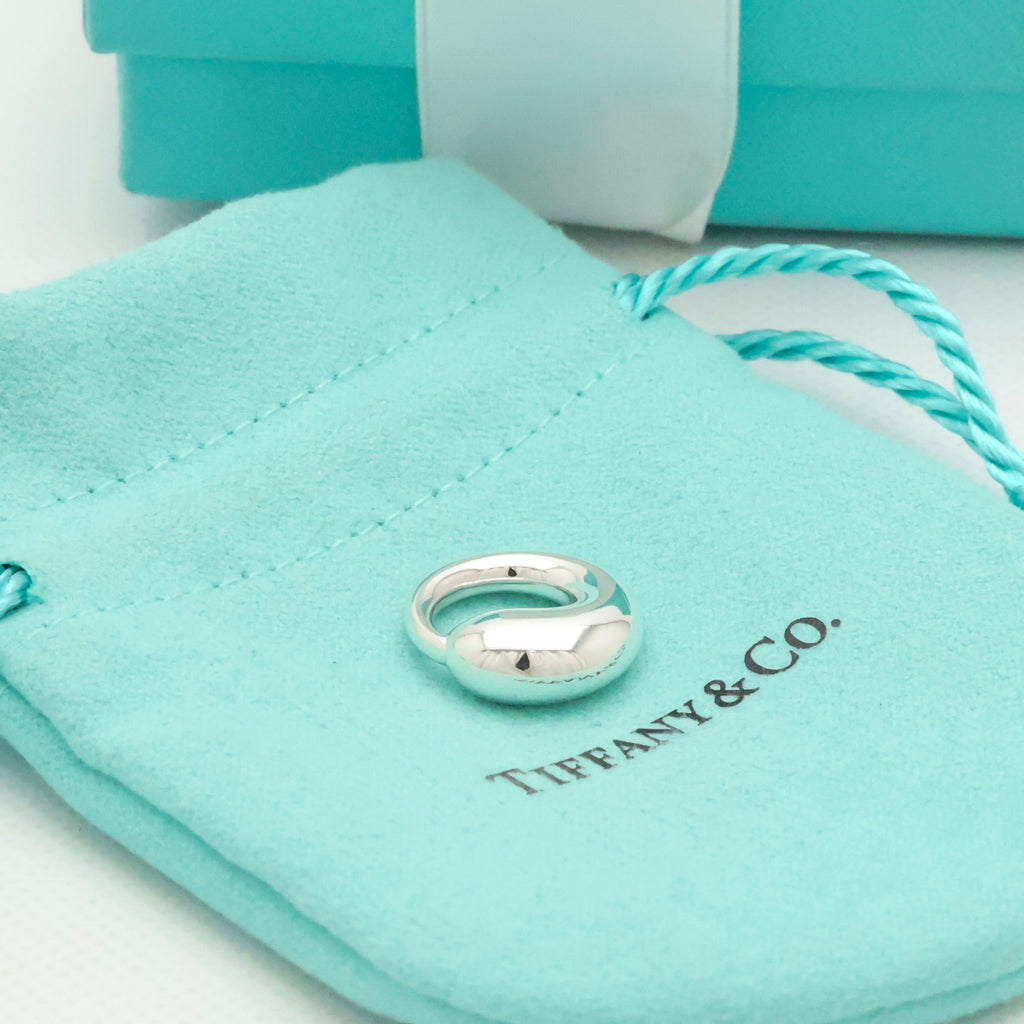 Tiffany & Co. MEDIUM Eternal Circle Pendant Charm Sterling Silver 925 